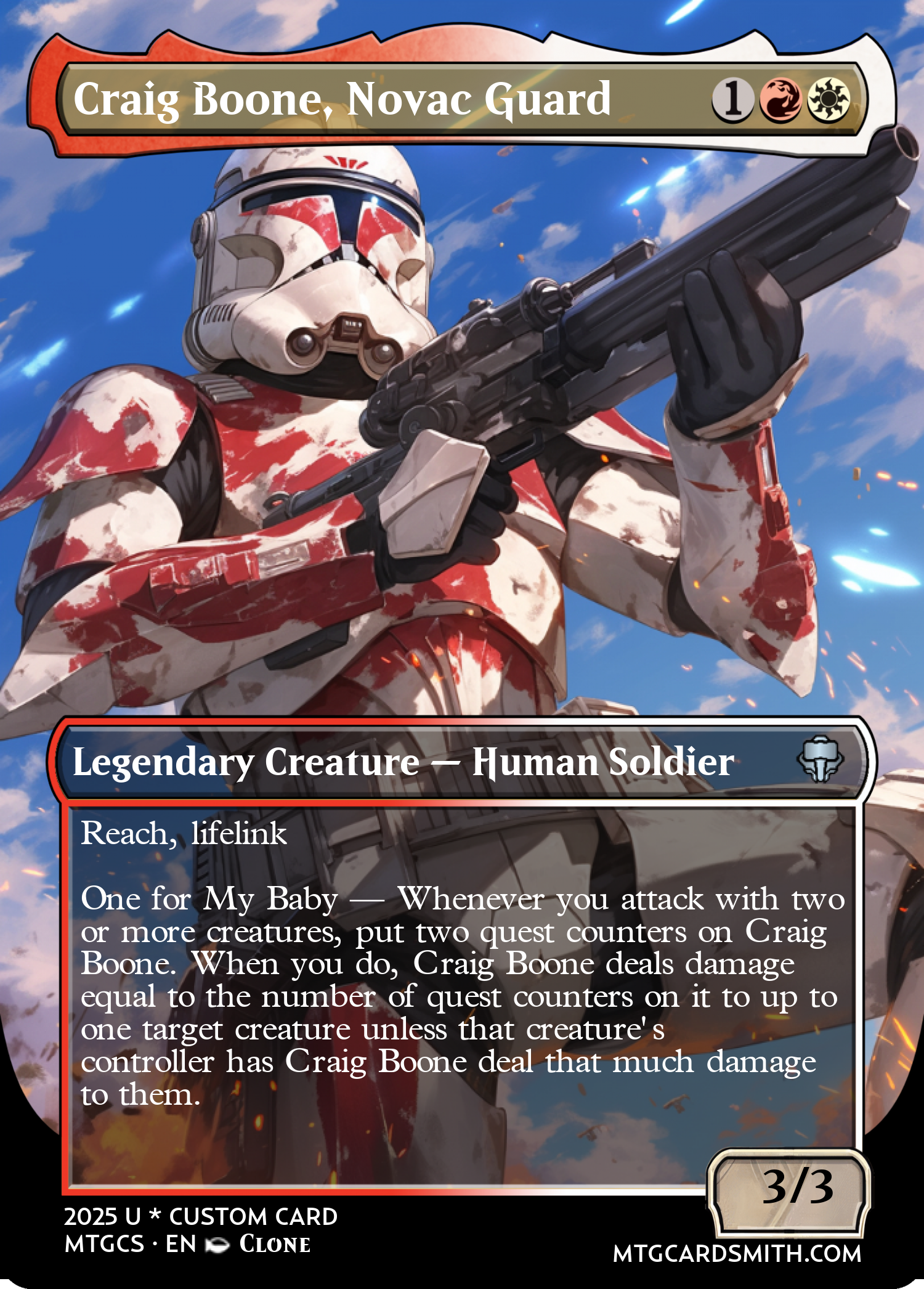 Craig Boone, Novac Guard