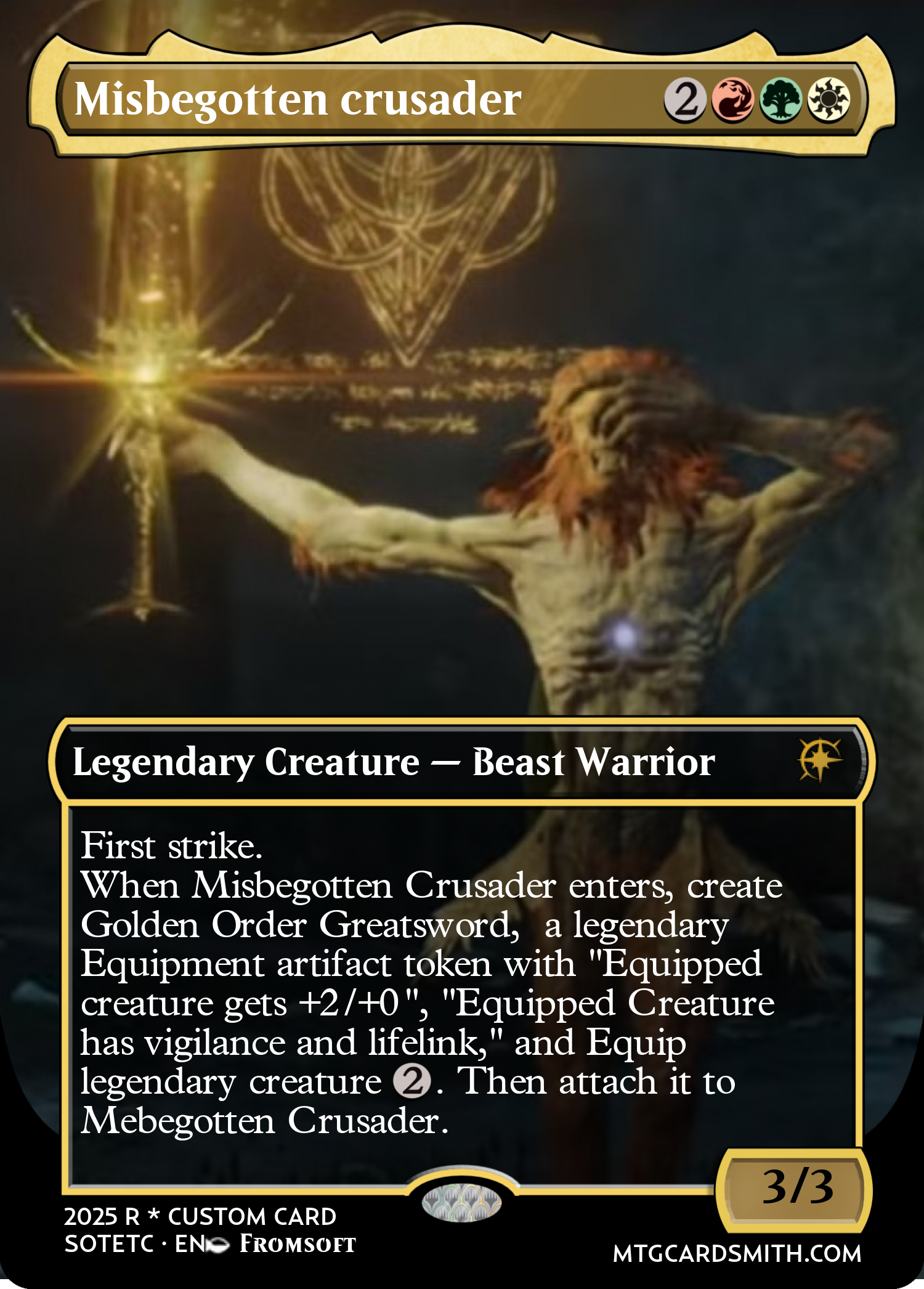 Misbegotten crusader