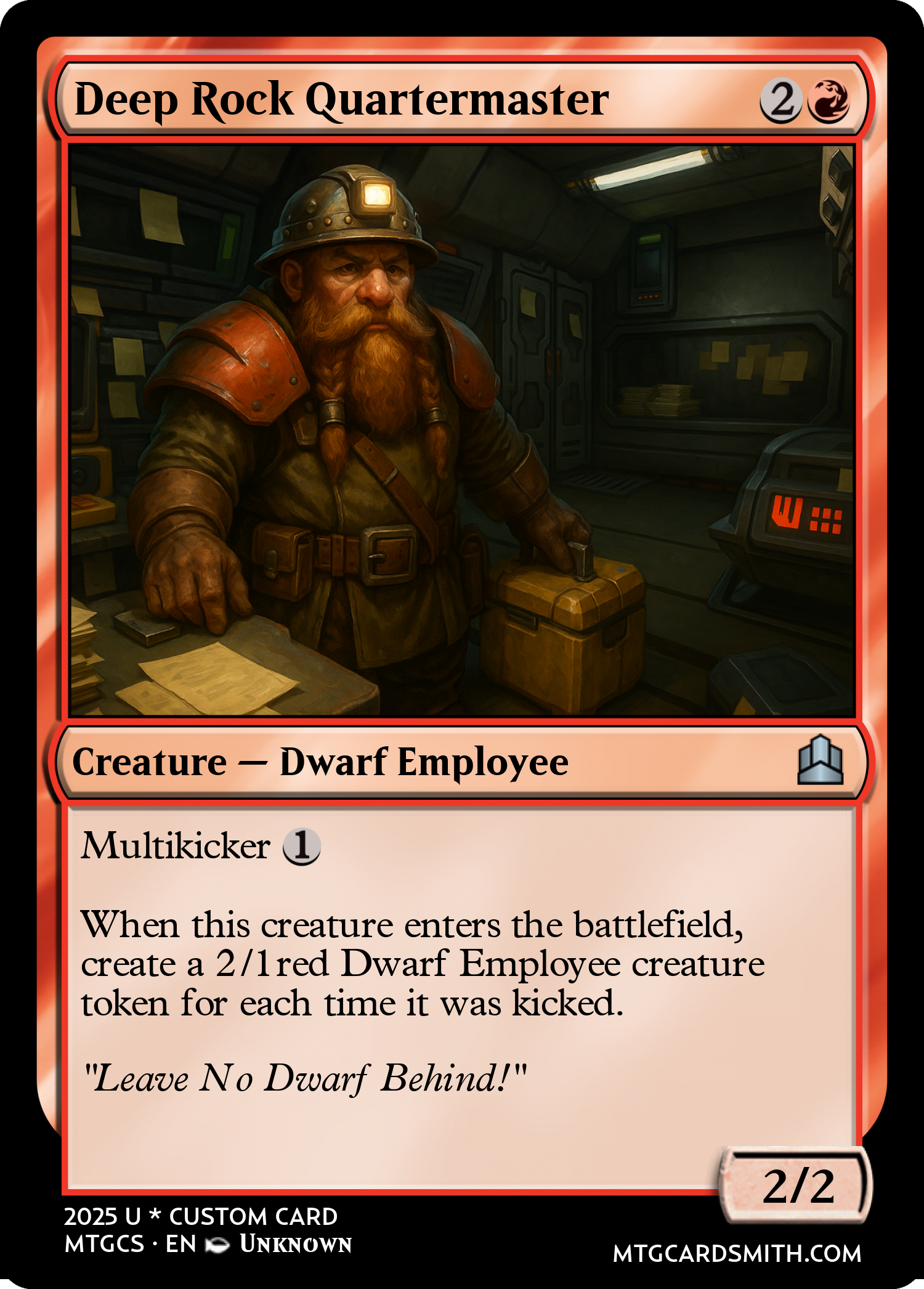 Deep Rock Quartermaster