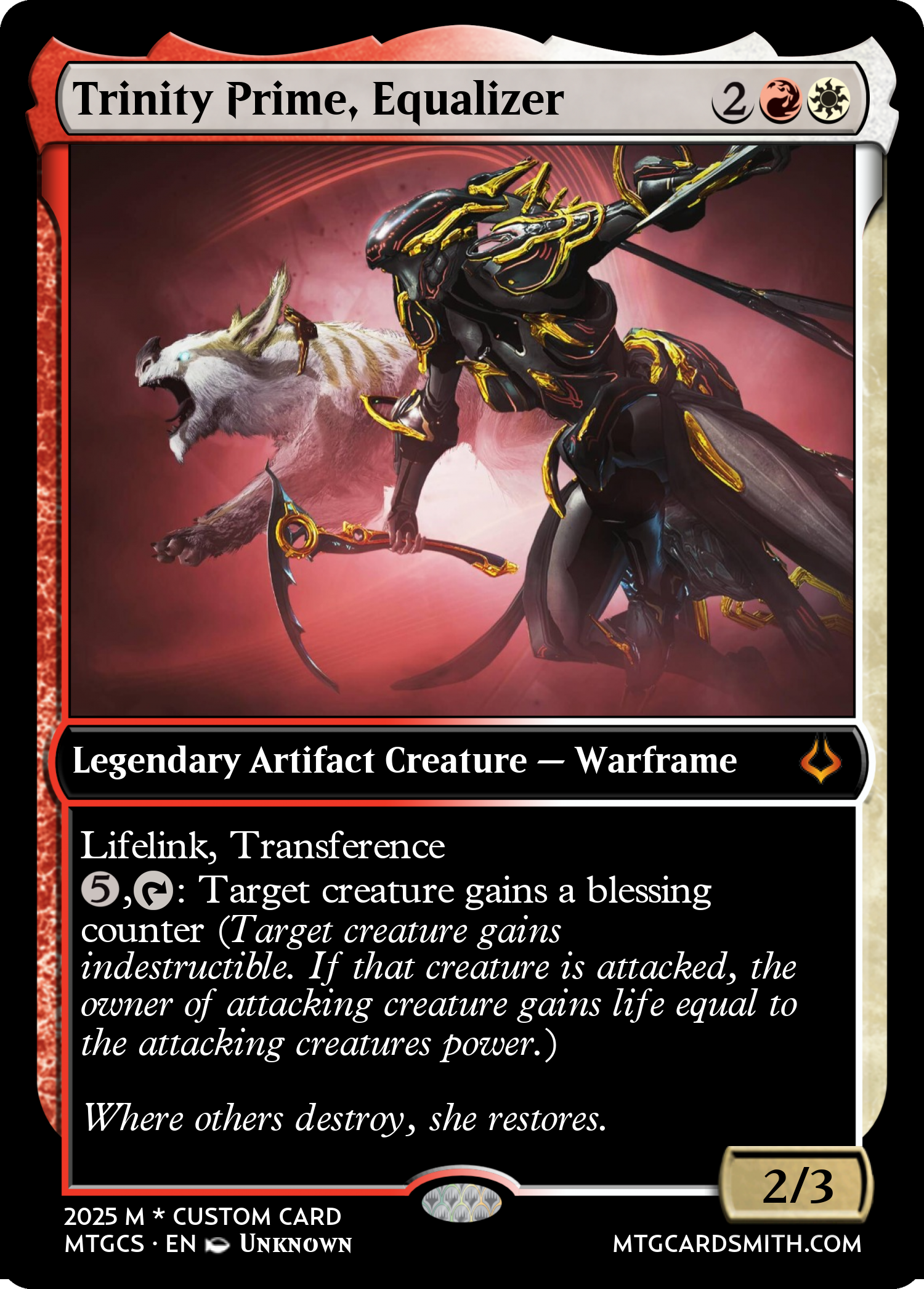 Trinity Prime, Equalizer