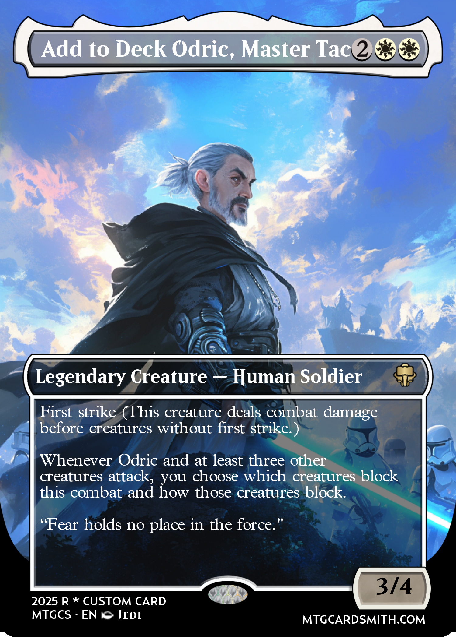  Add to Deck Odric, Master Tac
