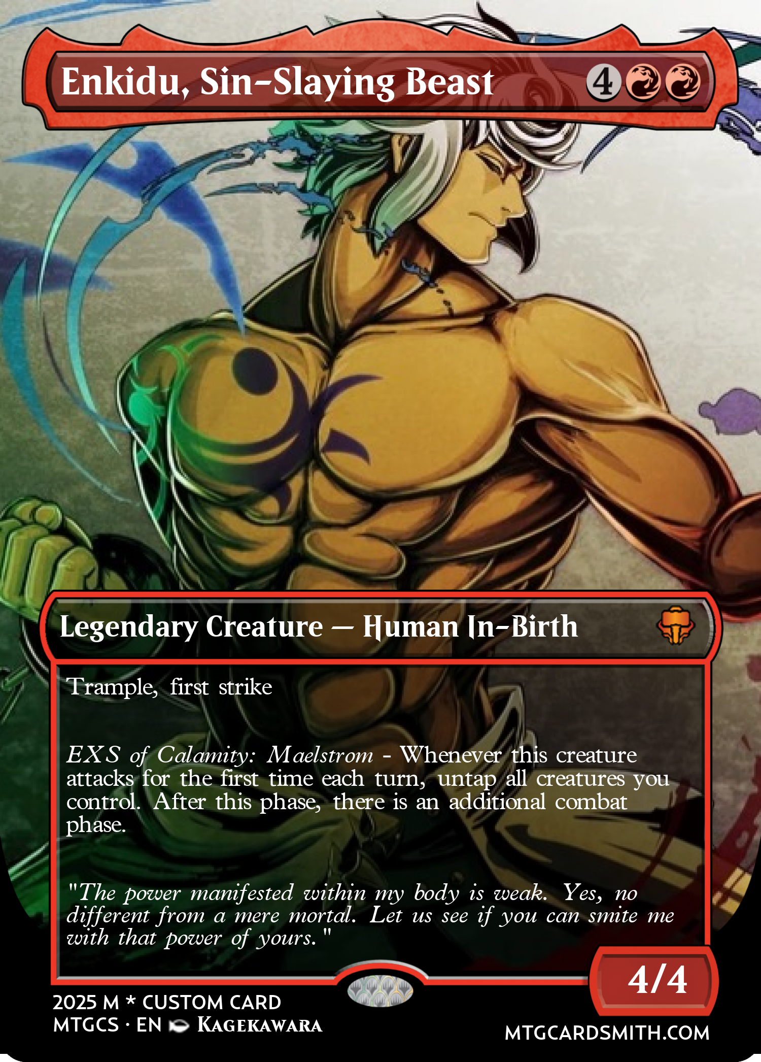 Enkidu, Sin-Slaying Beast by GreekDude | MTG Cardsmith