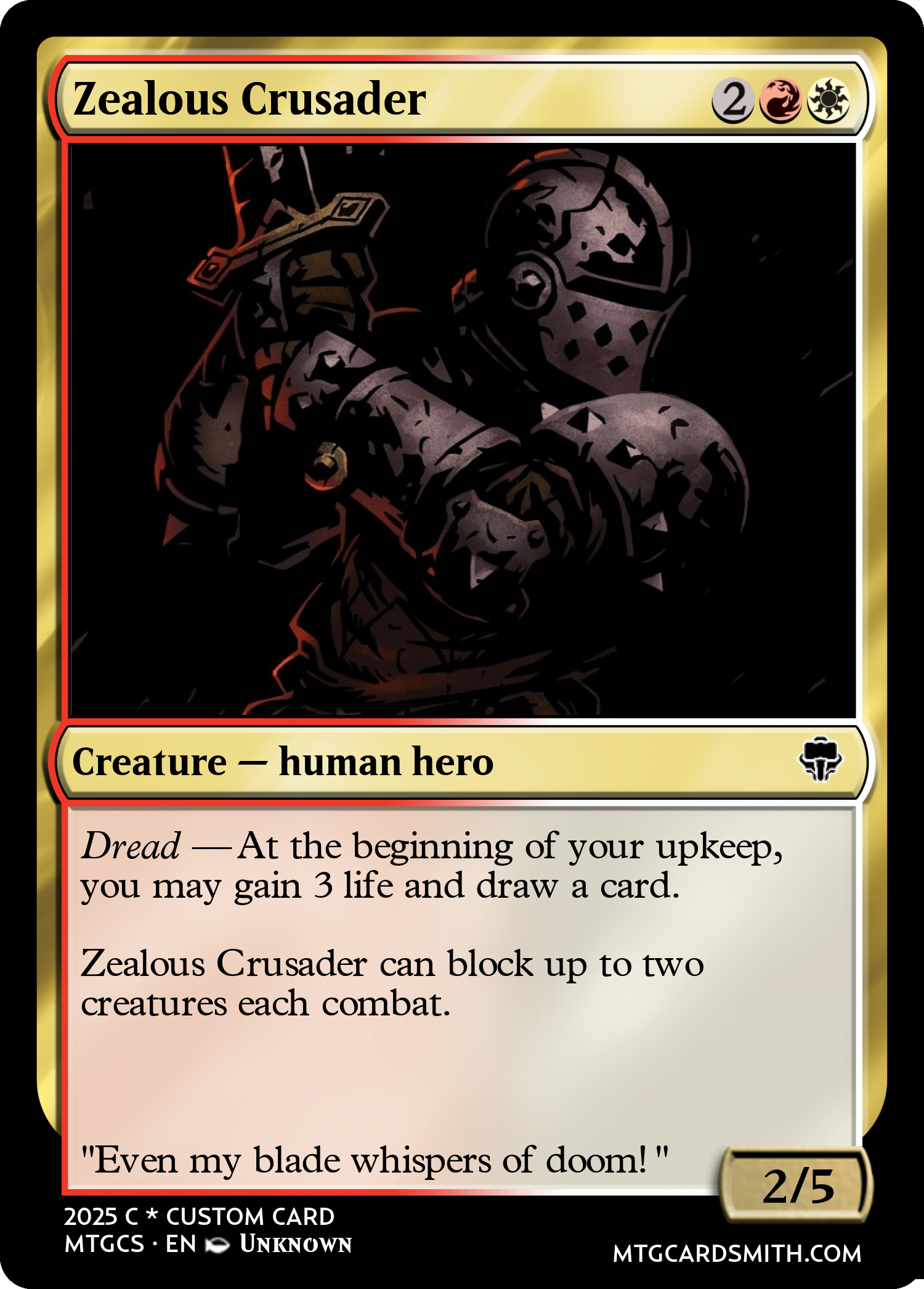 Zealous Crusader 