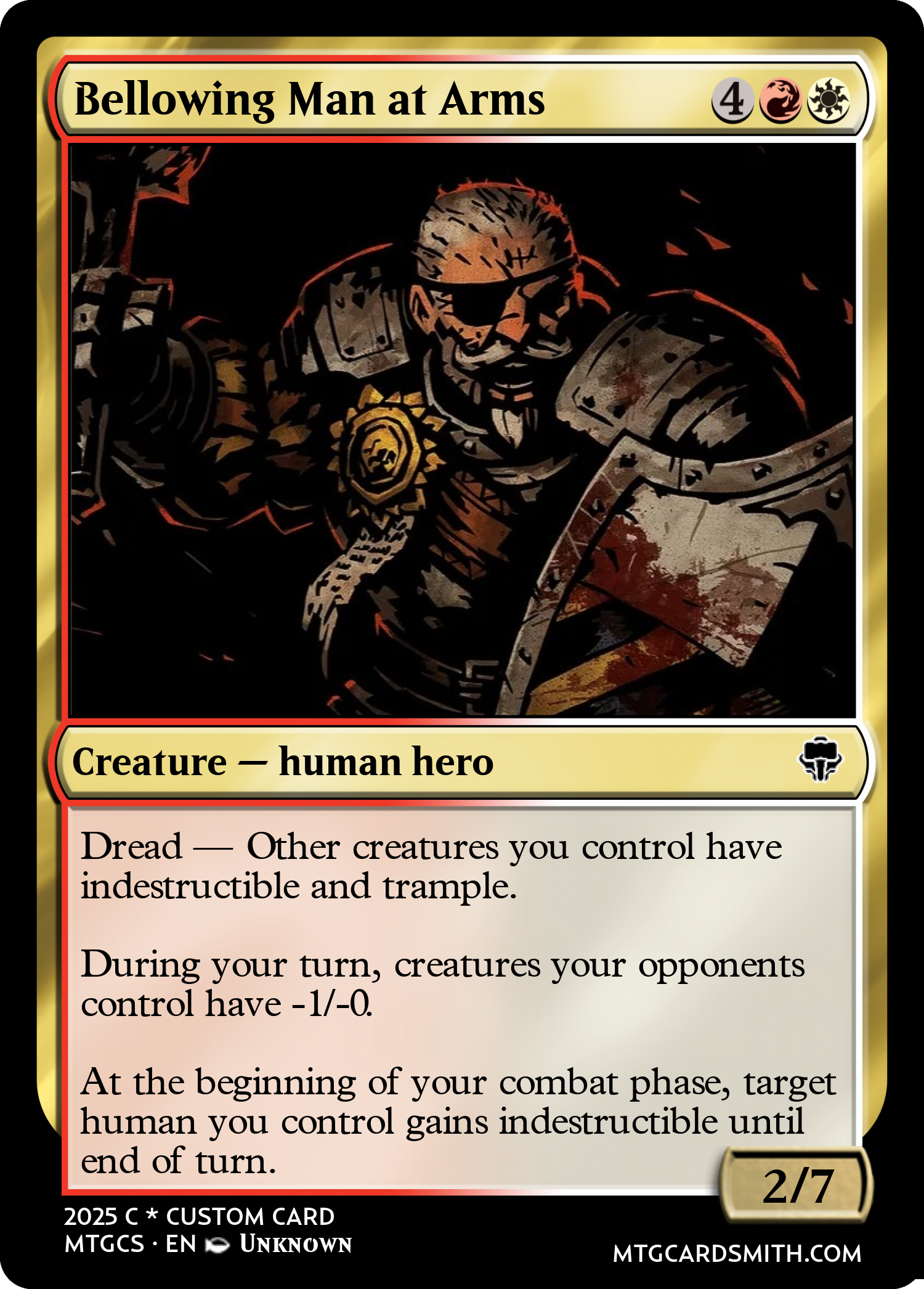 Bellowing Man at Arms