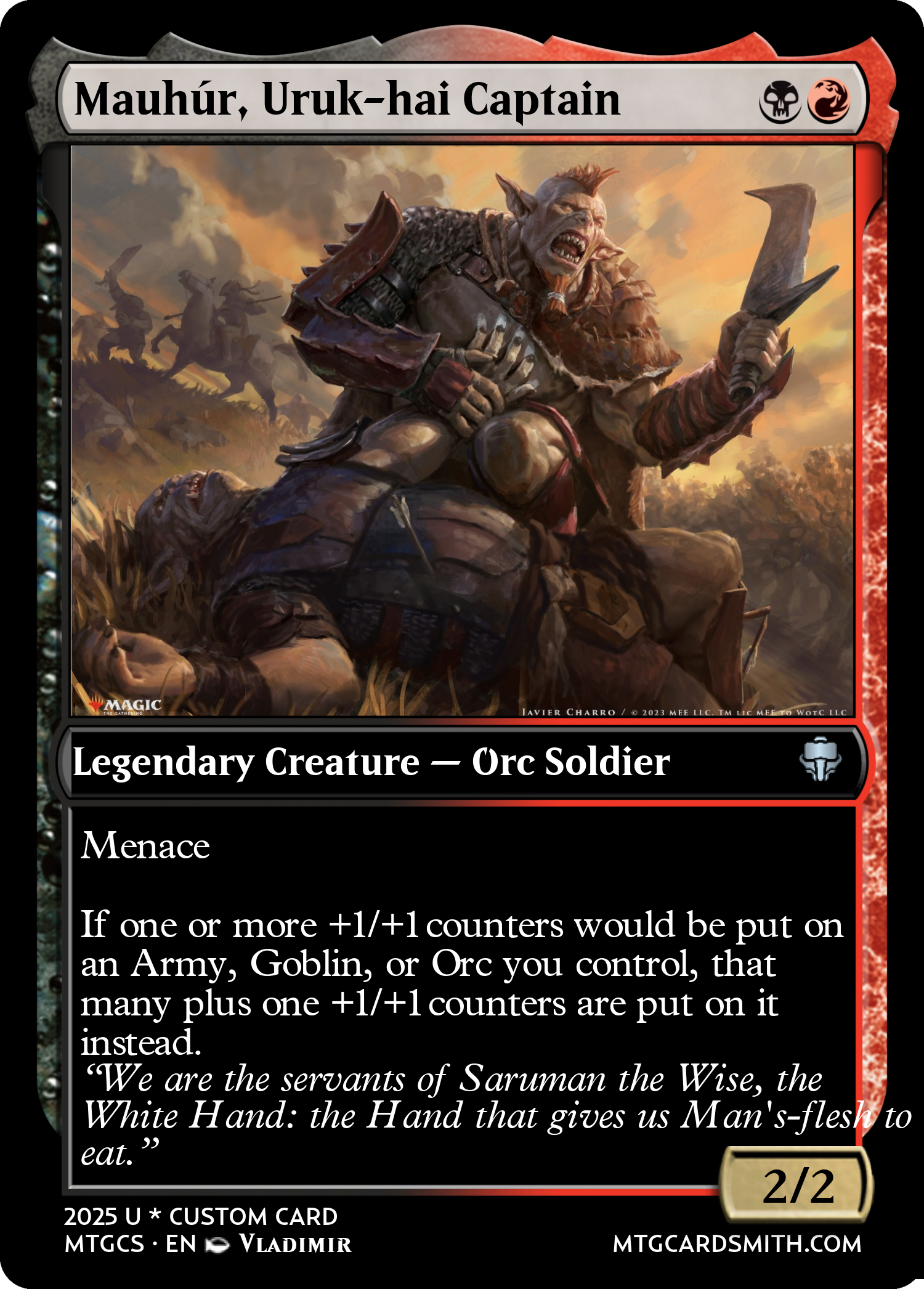 Mauhúr, Uruk-hai Captain