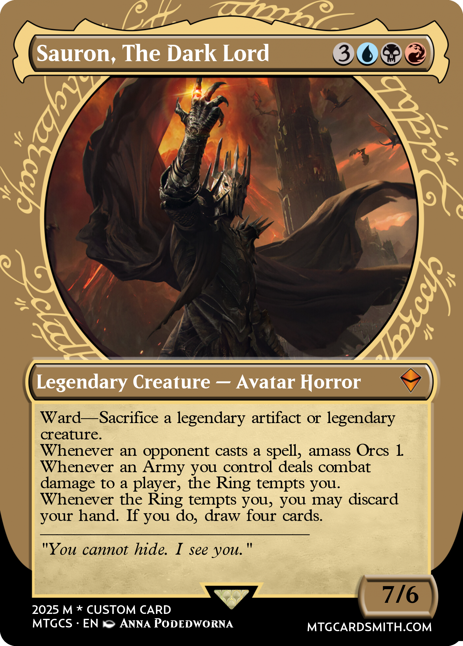Sauron, The Dark Lord
