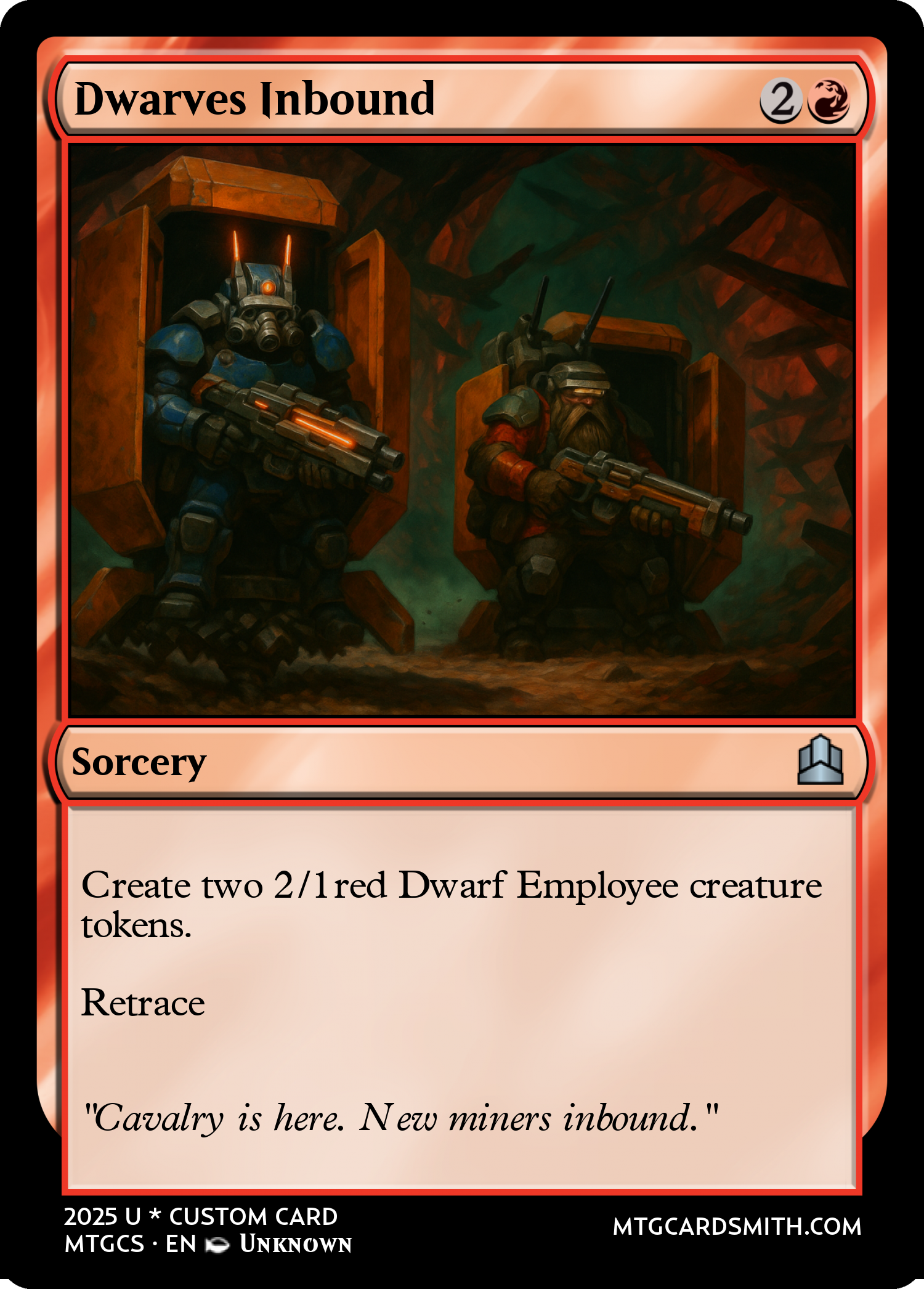 Dwarves Inbound
