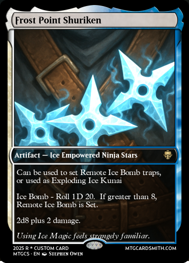 Frost Point Shuriken