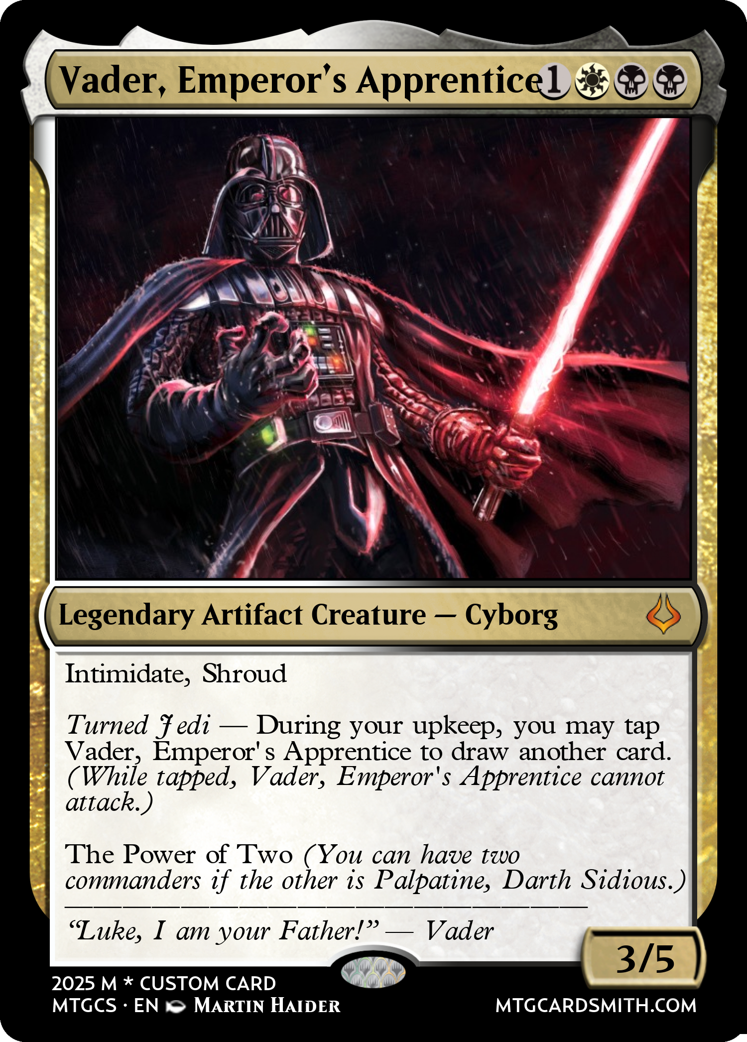 Vader, Emperor’s Apprentice