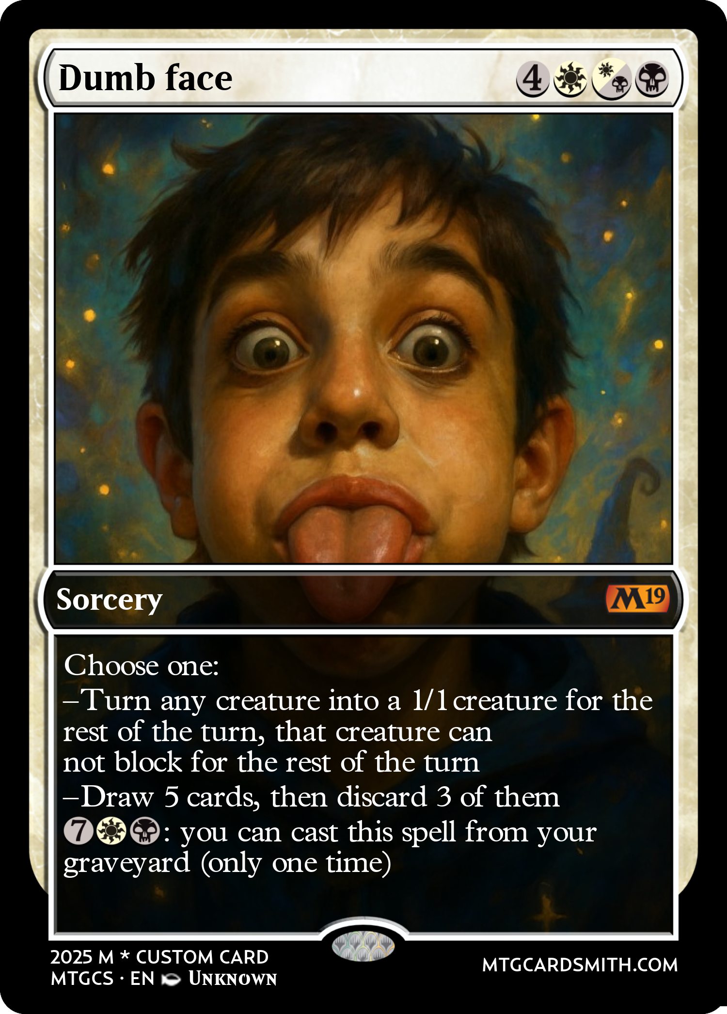 Dumb face