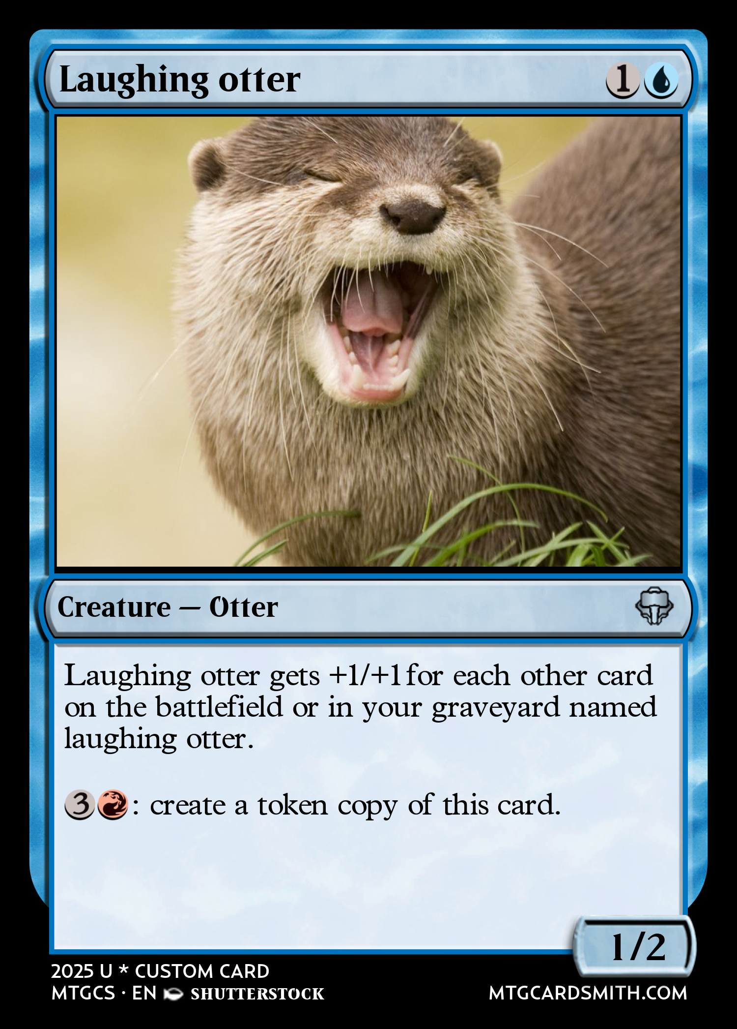 Laughing otter
