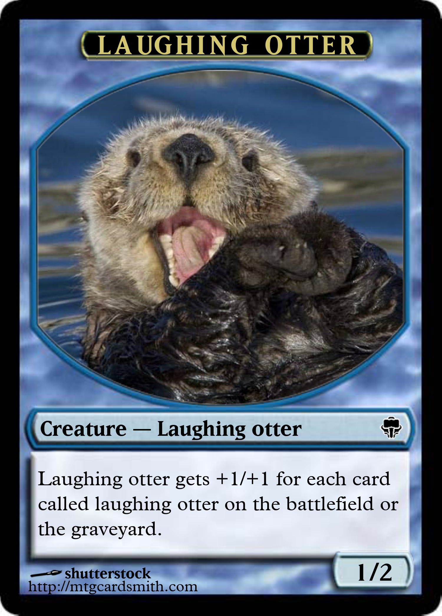 Laughing otter