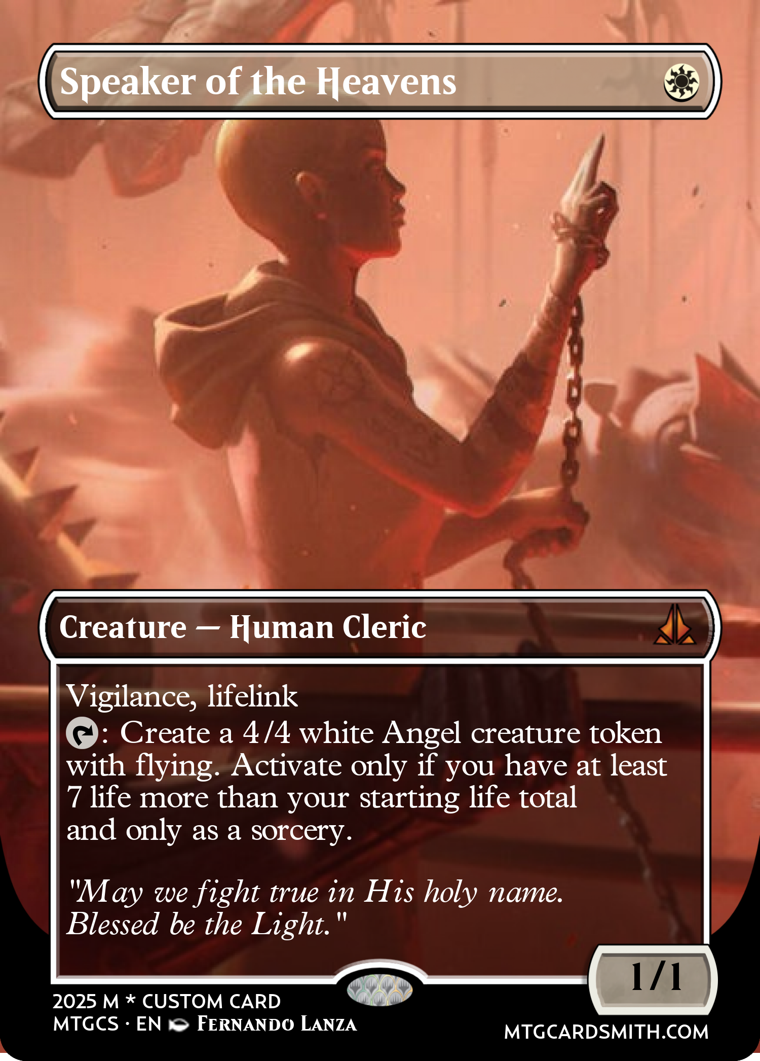 Speaker of the Heavens