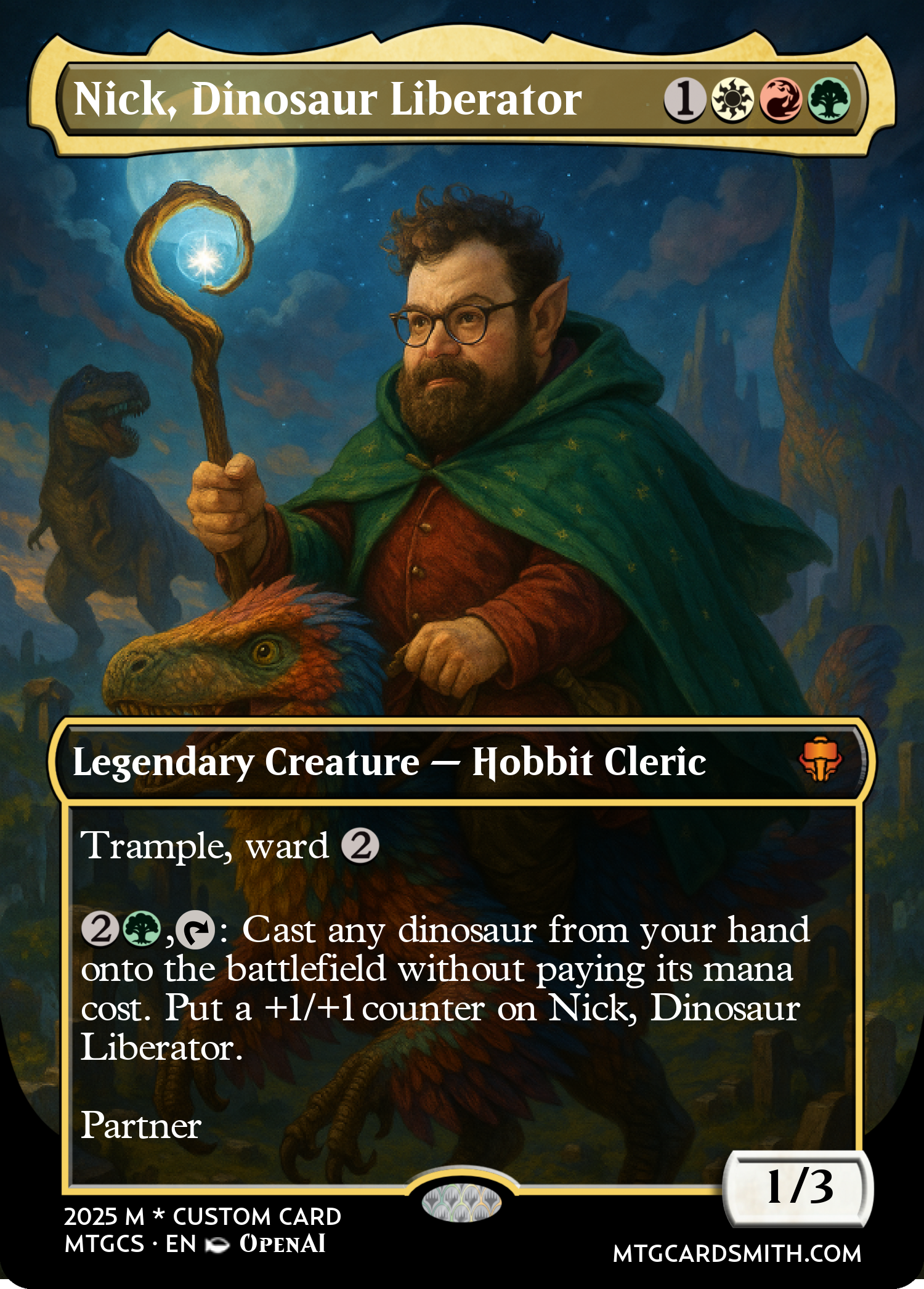 Nick, Dinosaur Liberator