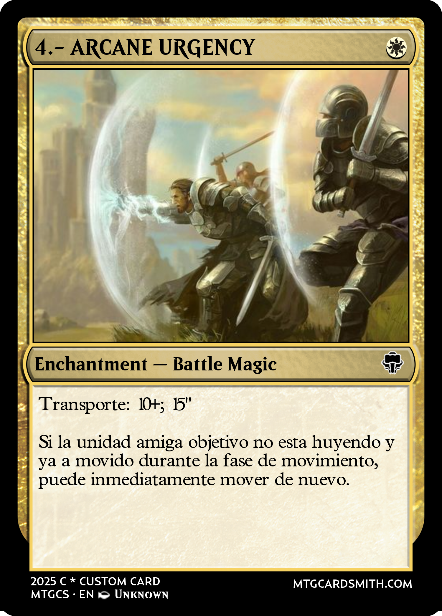 4.- ARCANE URGENCY
