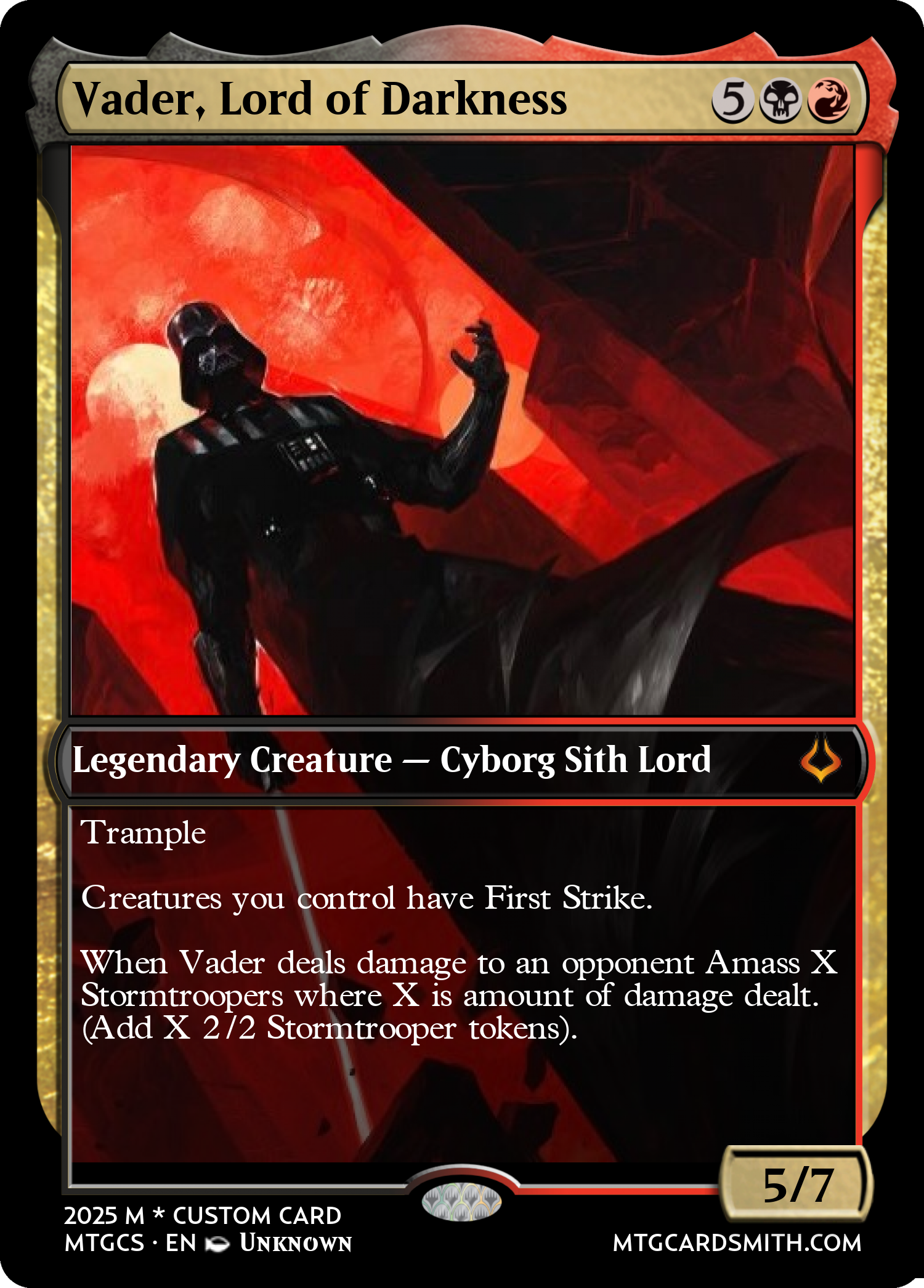 Vader, Lord of Darkness 