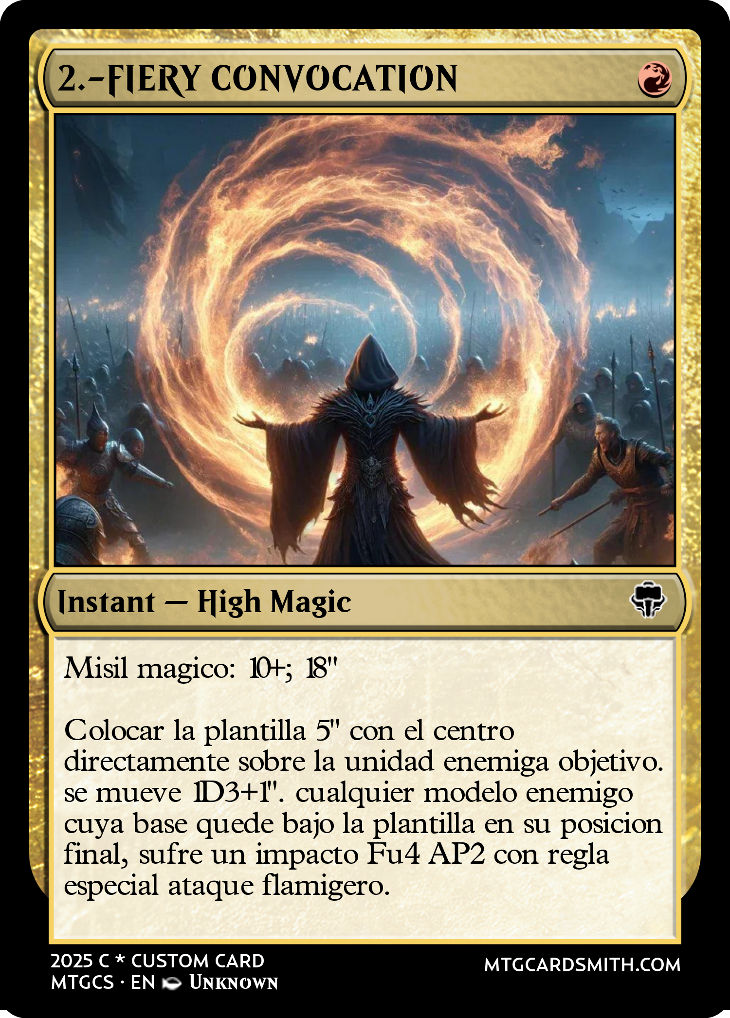 2.-FIERY CONVOCATION