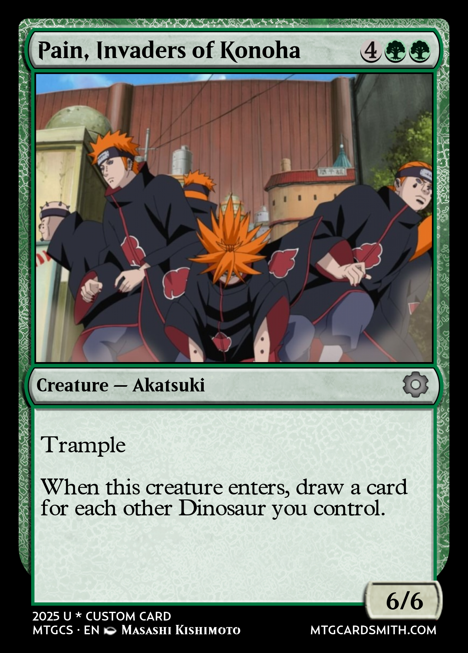 Pain, Invaders of Konoha