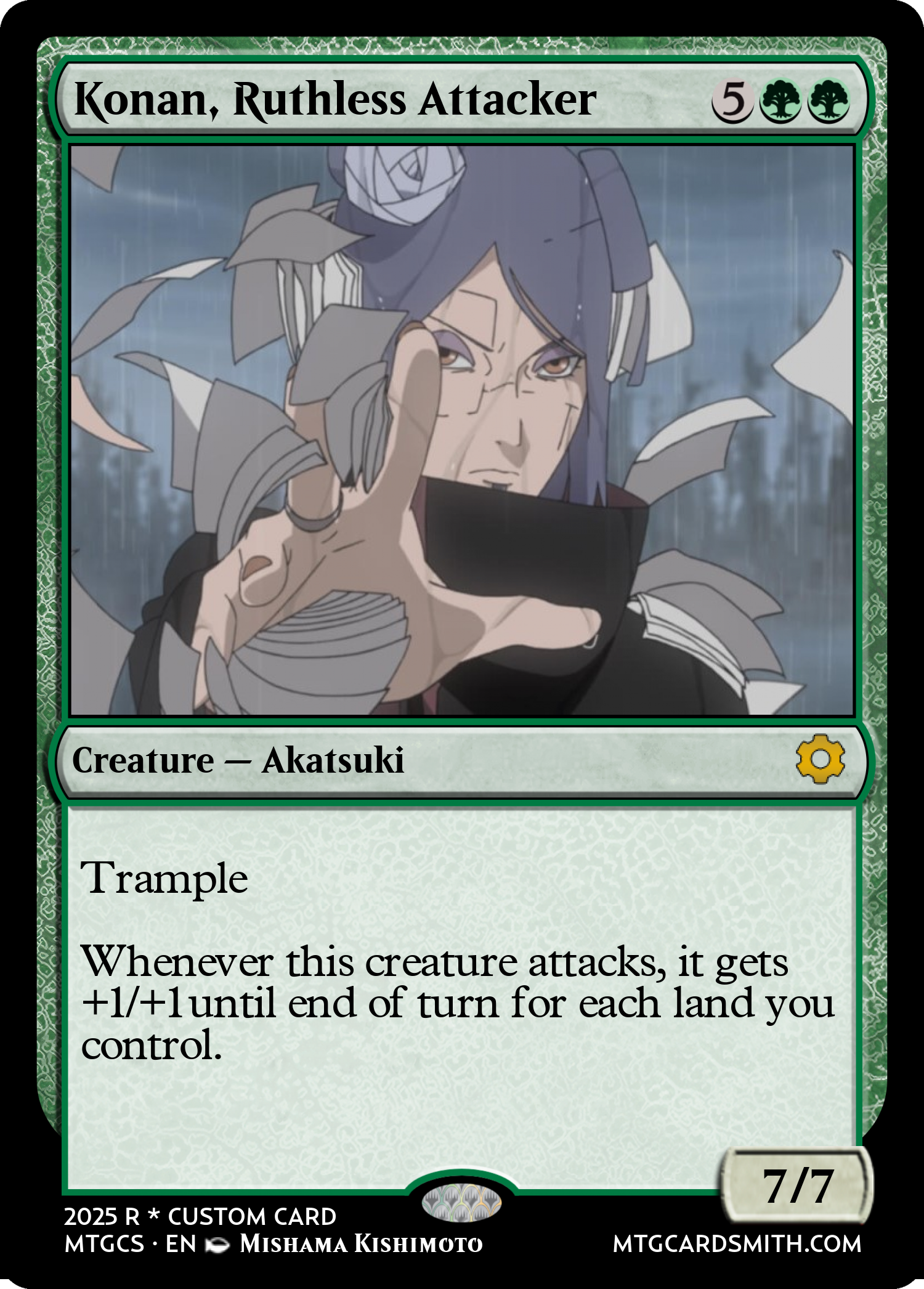 Konan, Ruthless Attacker