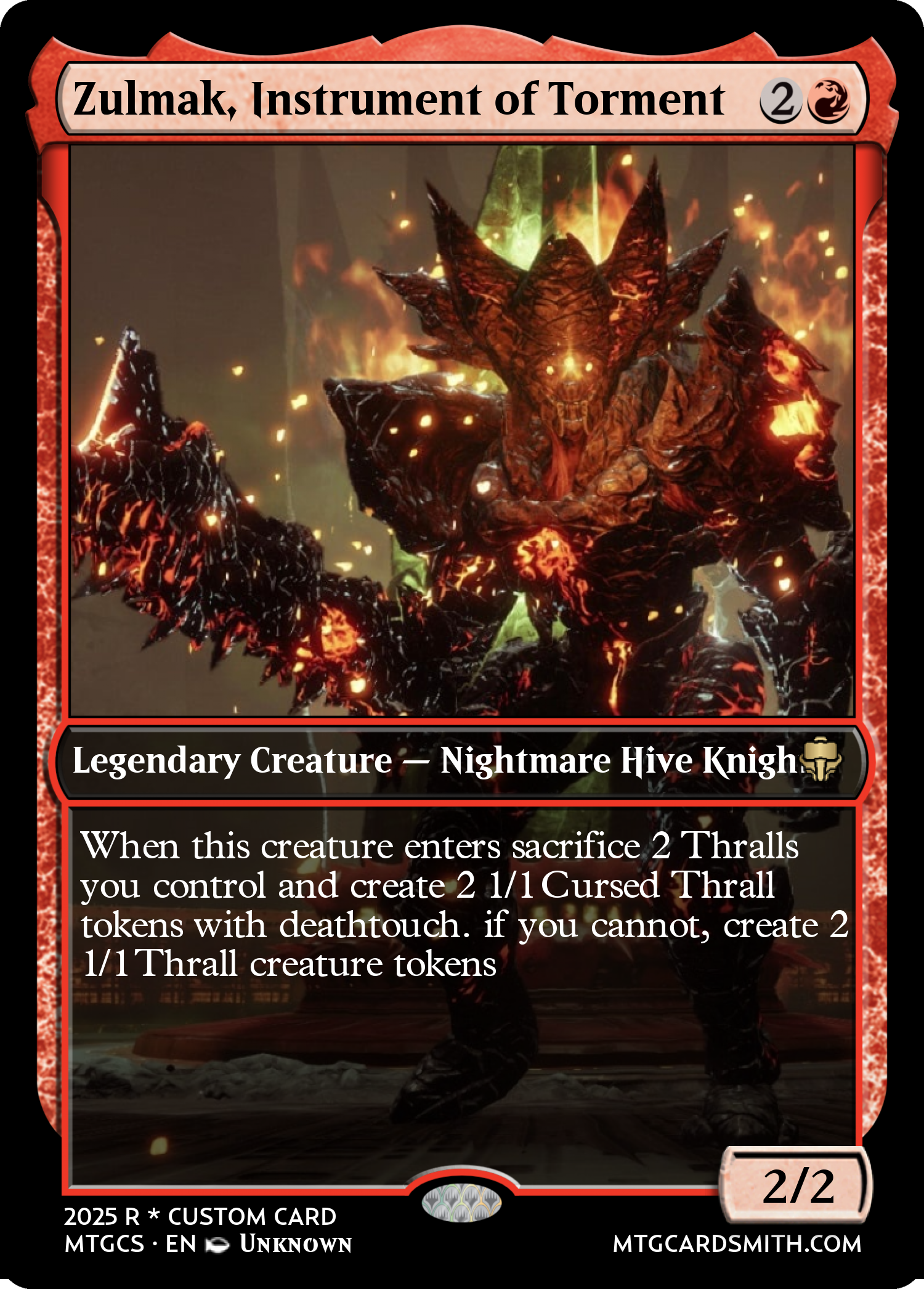 Zulmak, Instrument of Torment
