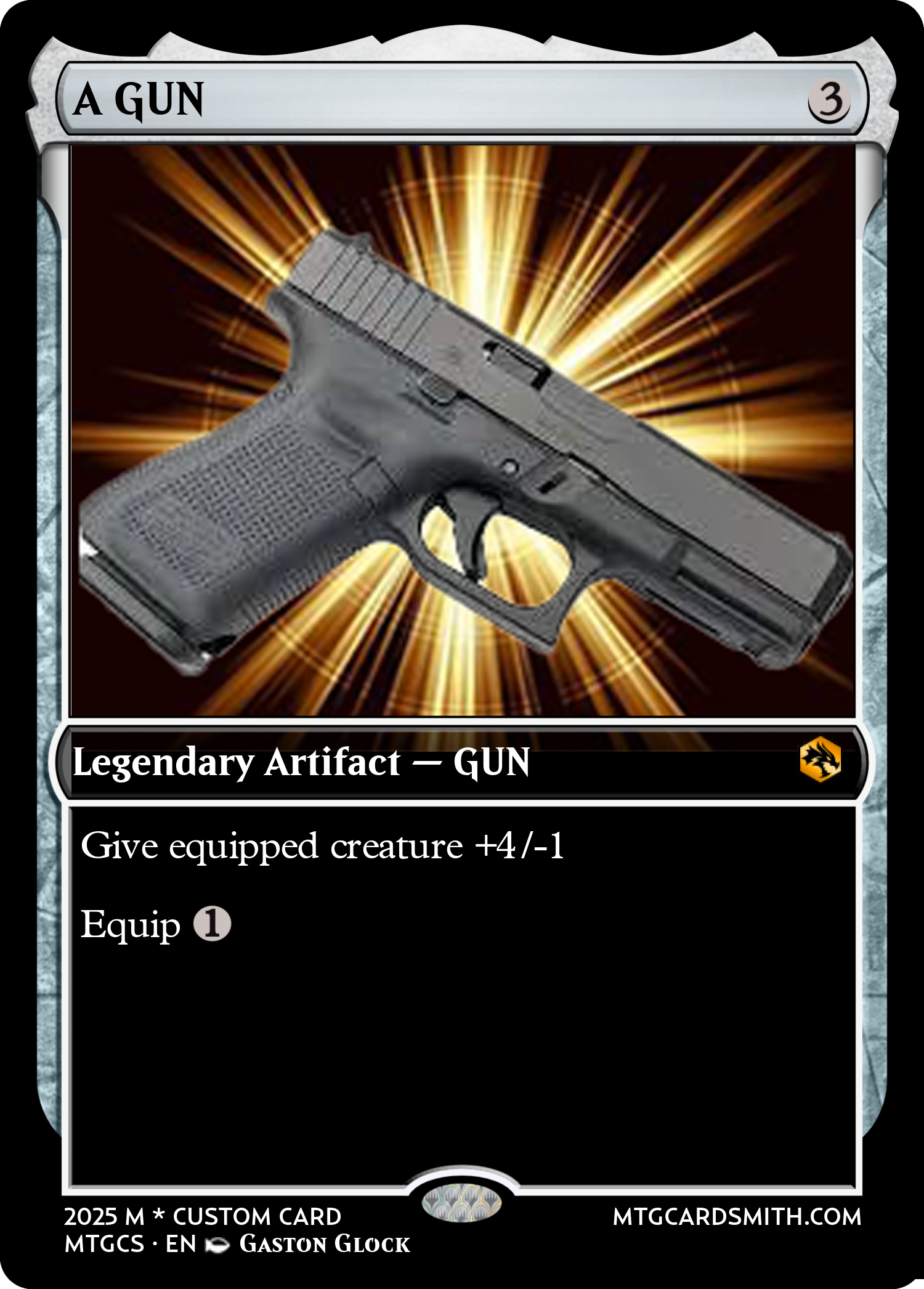 A GUN