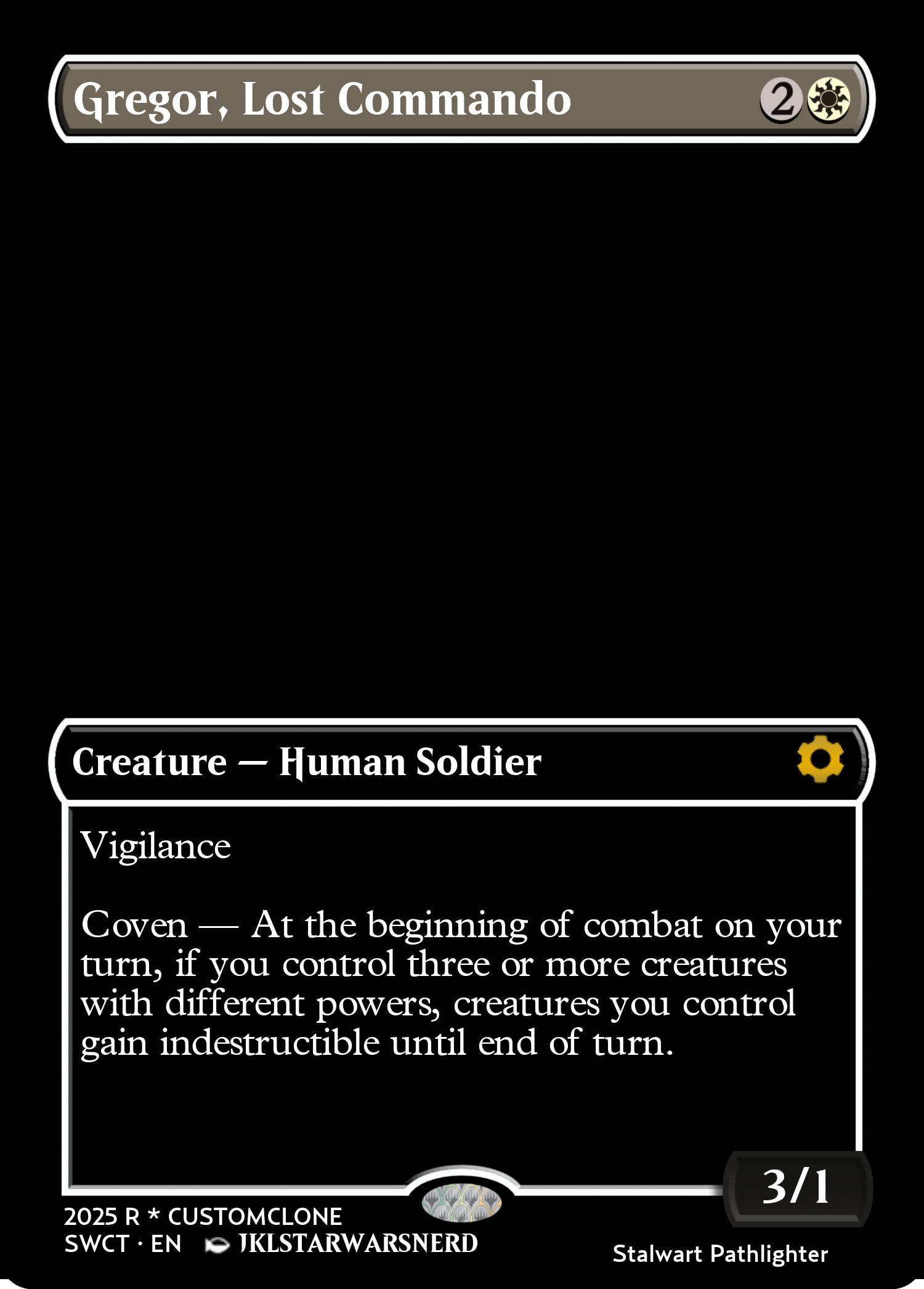 Gregor, Lost Commando
