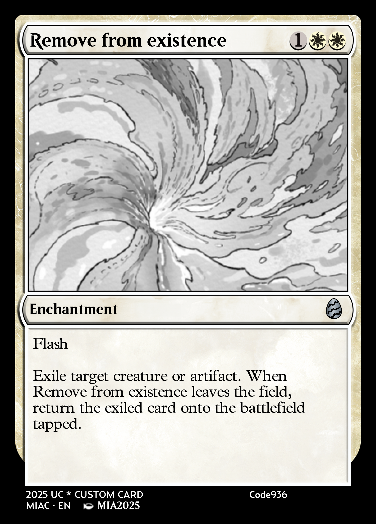 Remove from existence