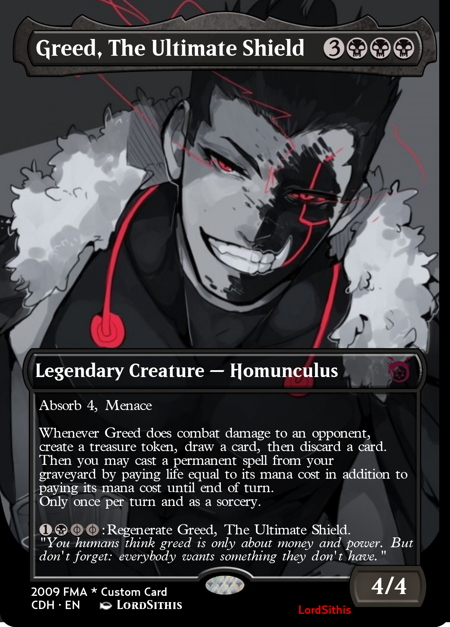 Greed, The Ultimate Shield