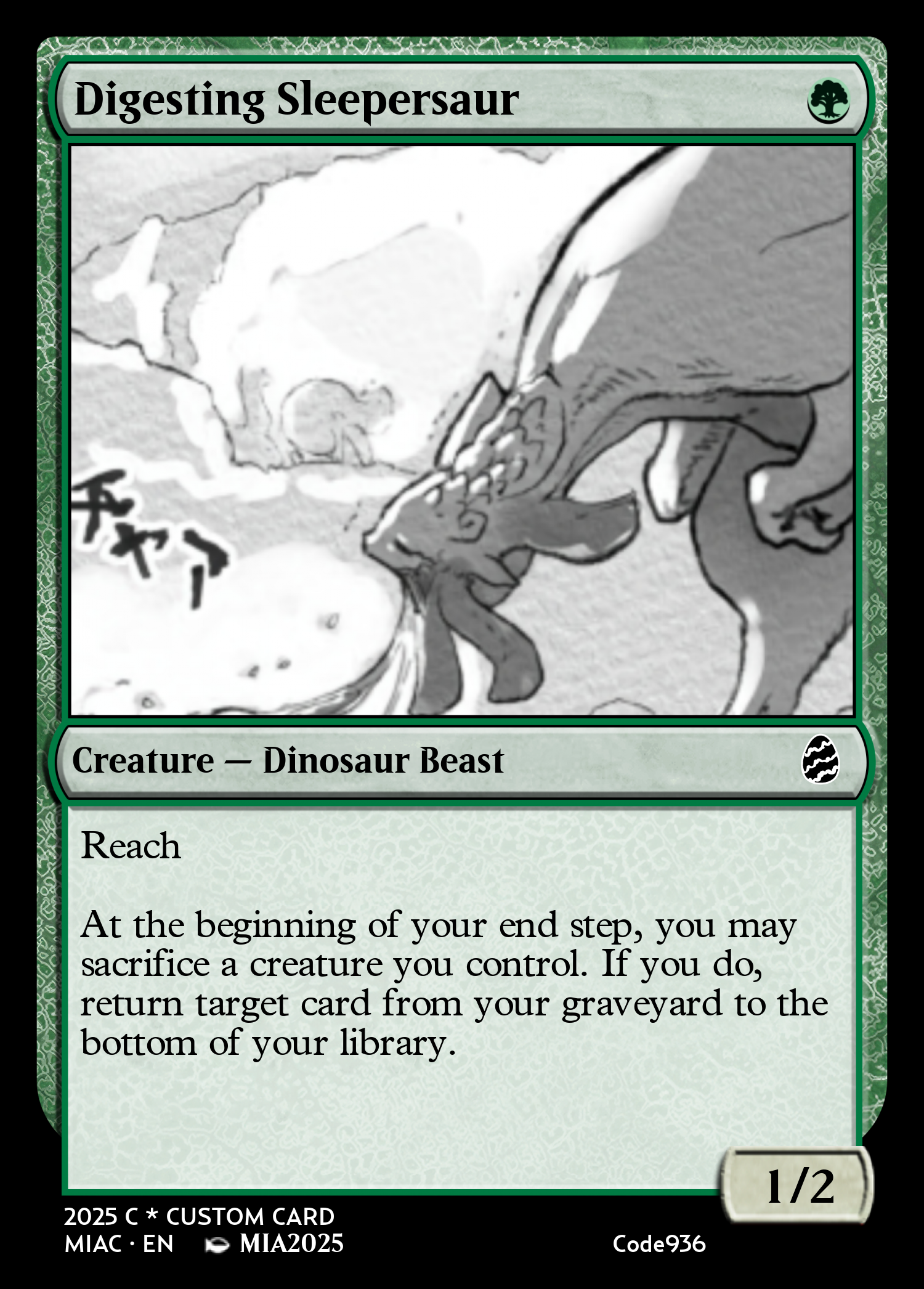 Digesting Sleepersaur