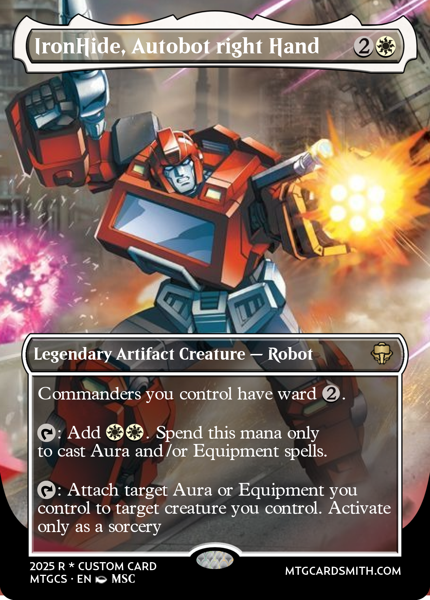 IronHide, Autobot right Hand