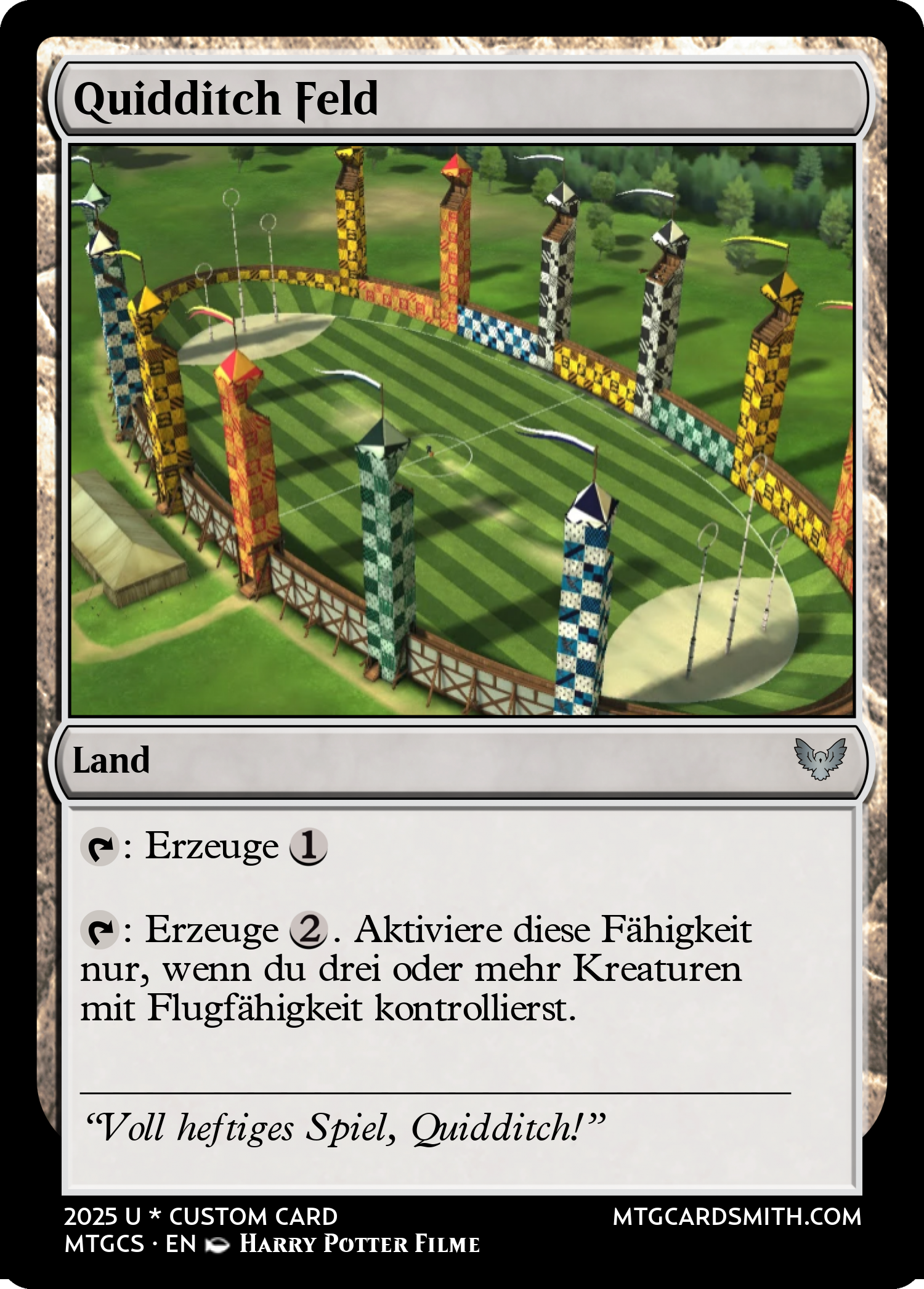 Quidditch Feld