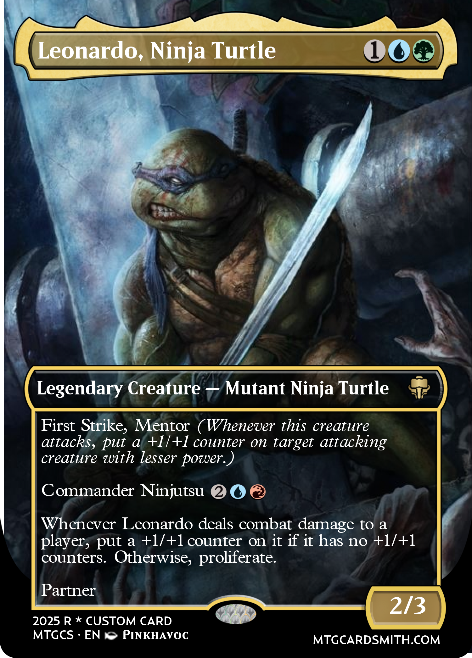 Leonardo, Ninja Turtle