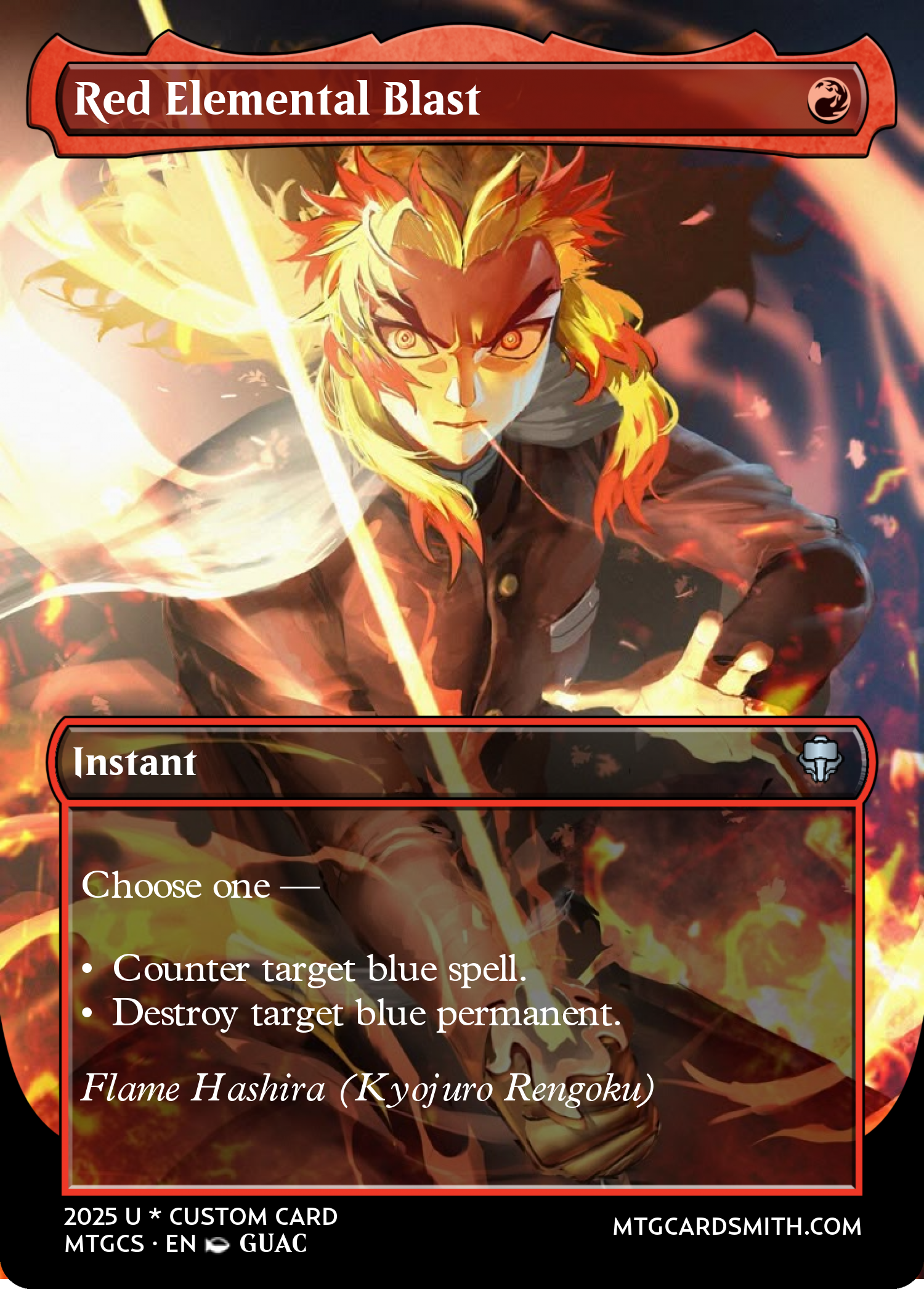 Red Elemental Blast 