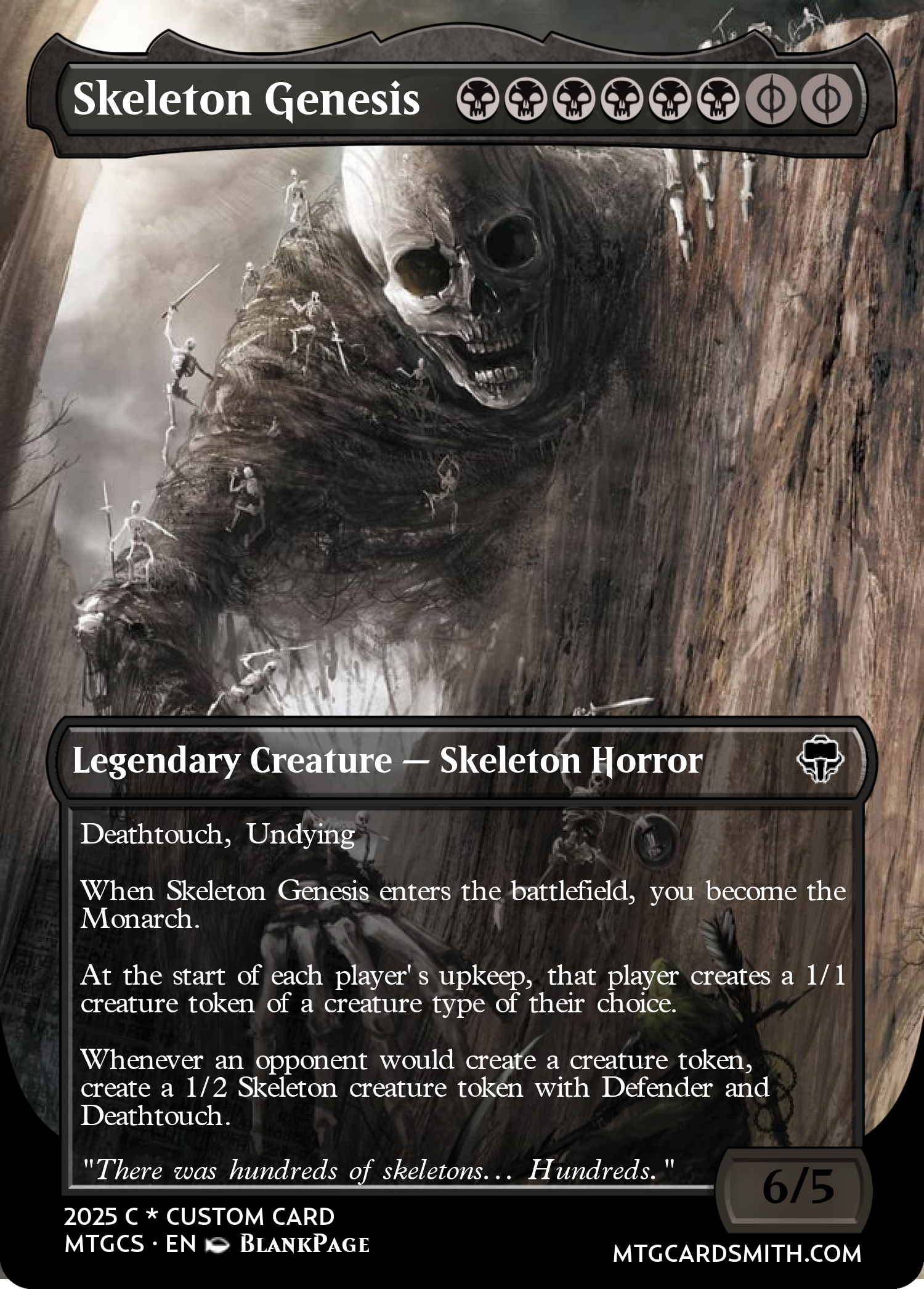Skeleton Genesis