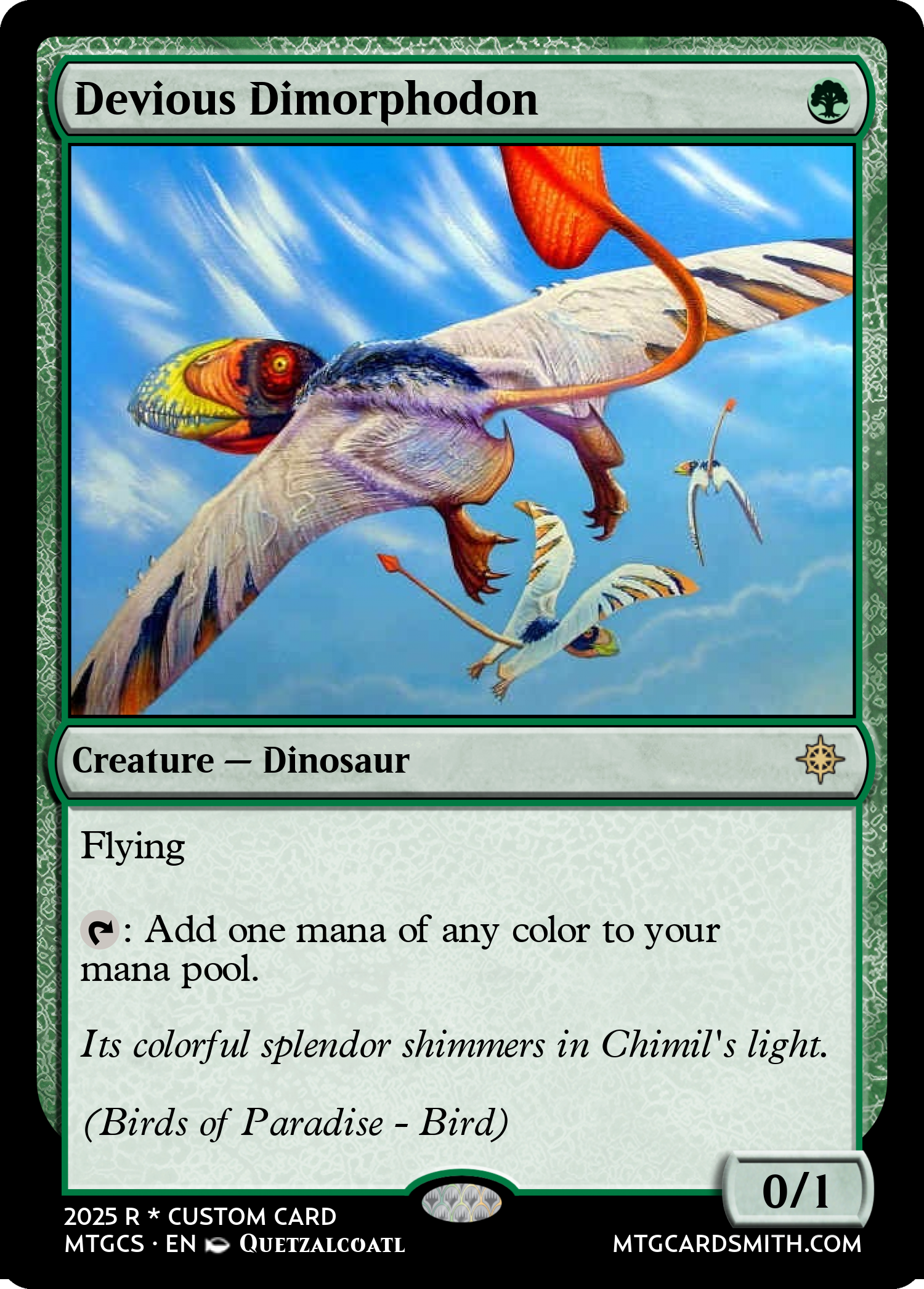 Devious Dimorphodon