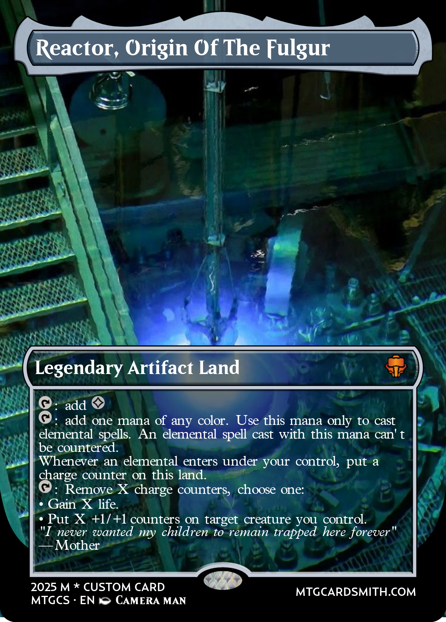 Reactor, Origin Of The Fulgur