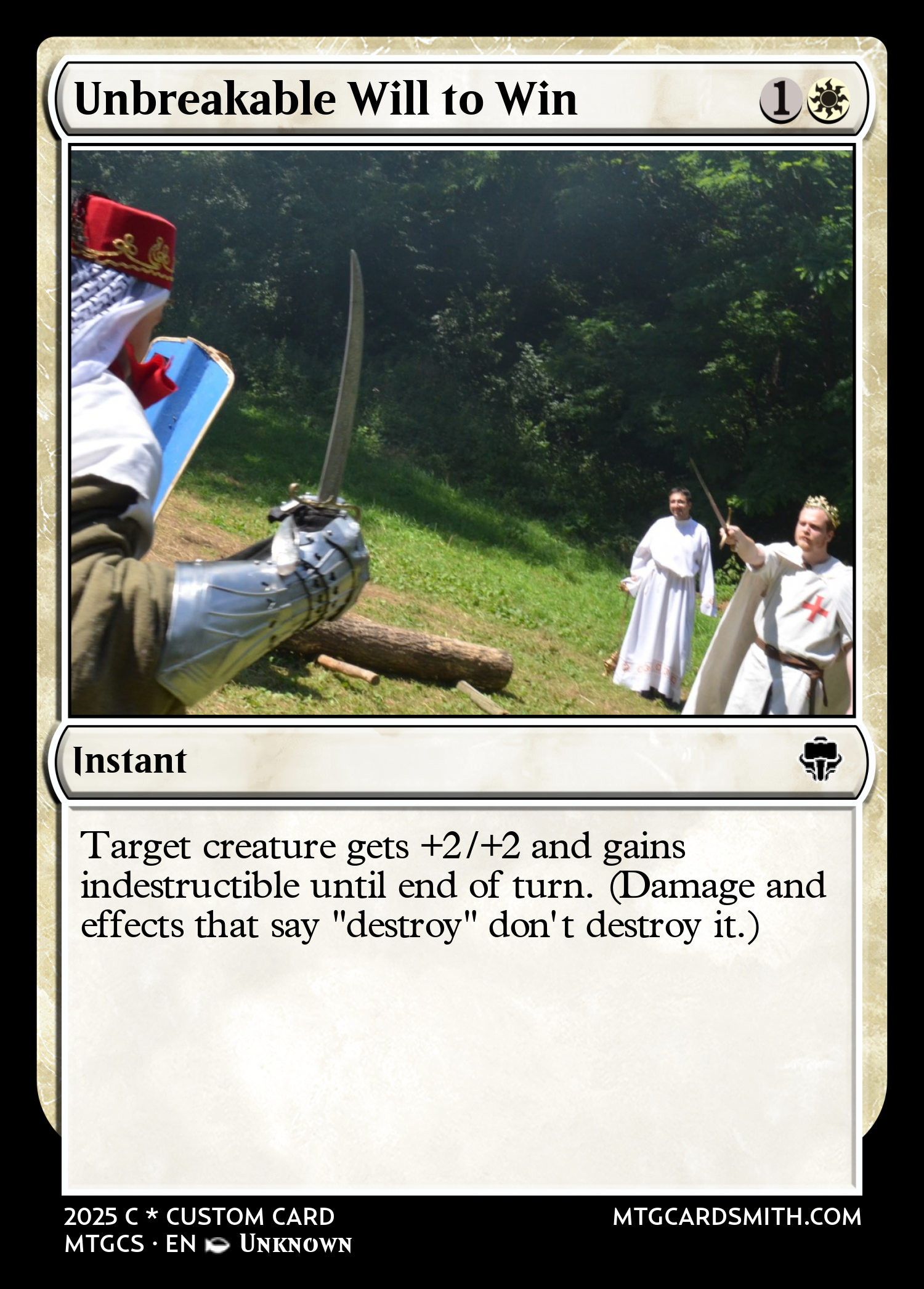 Unbreakable Will to Win