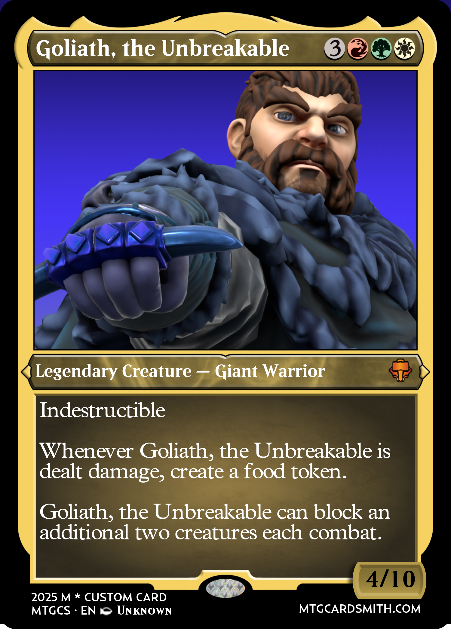 Goliath, the Unbreakable 