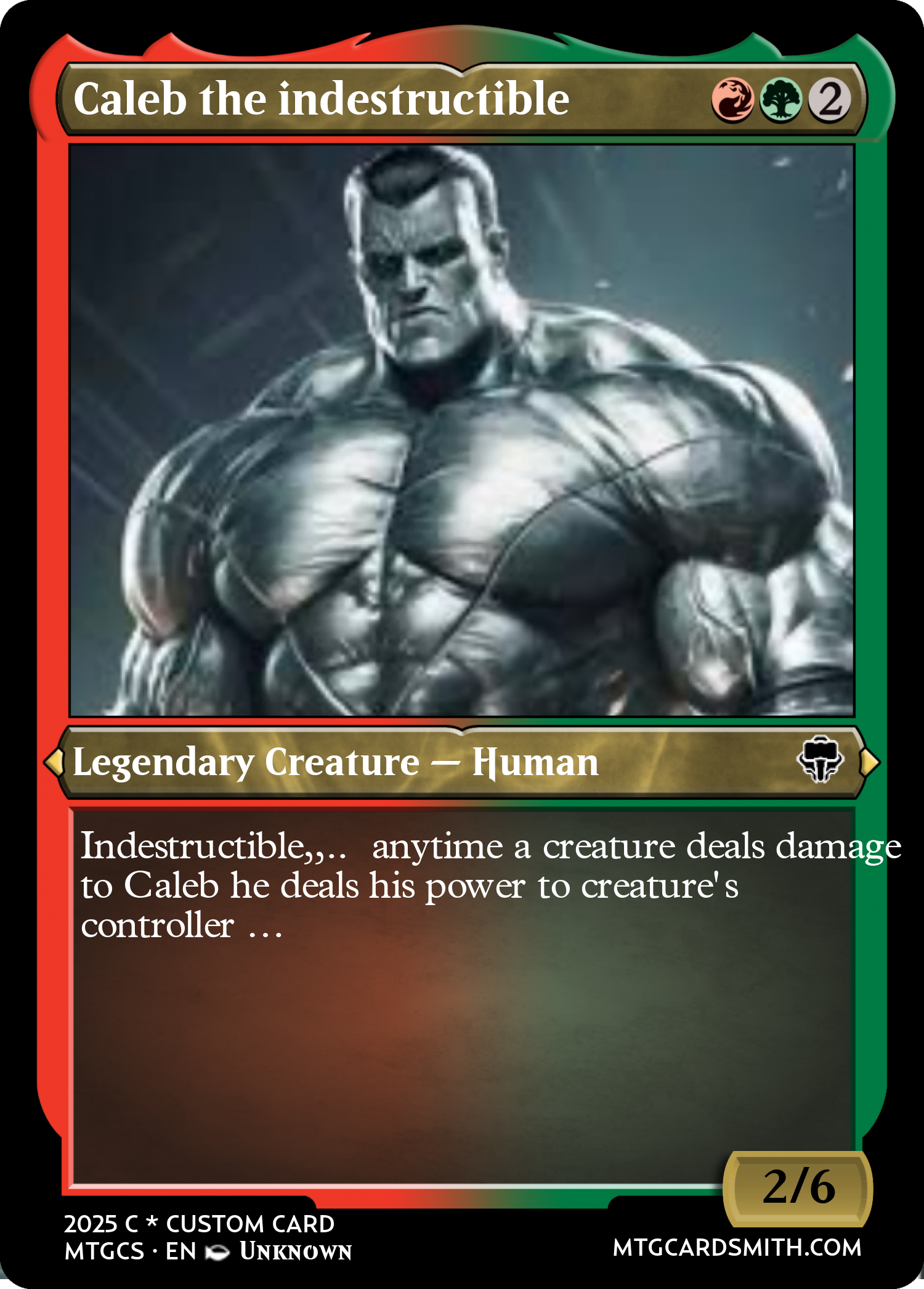 Caleb the indestructible 
