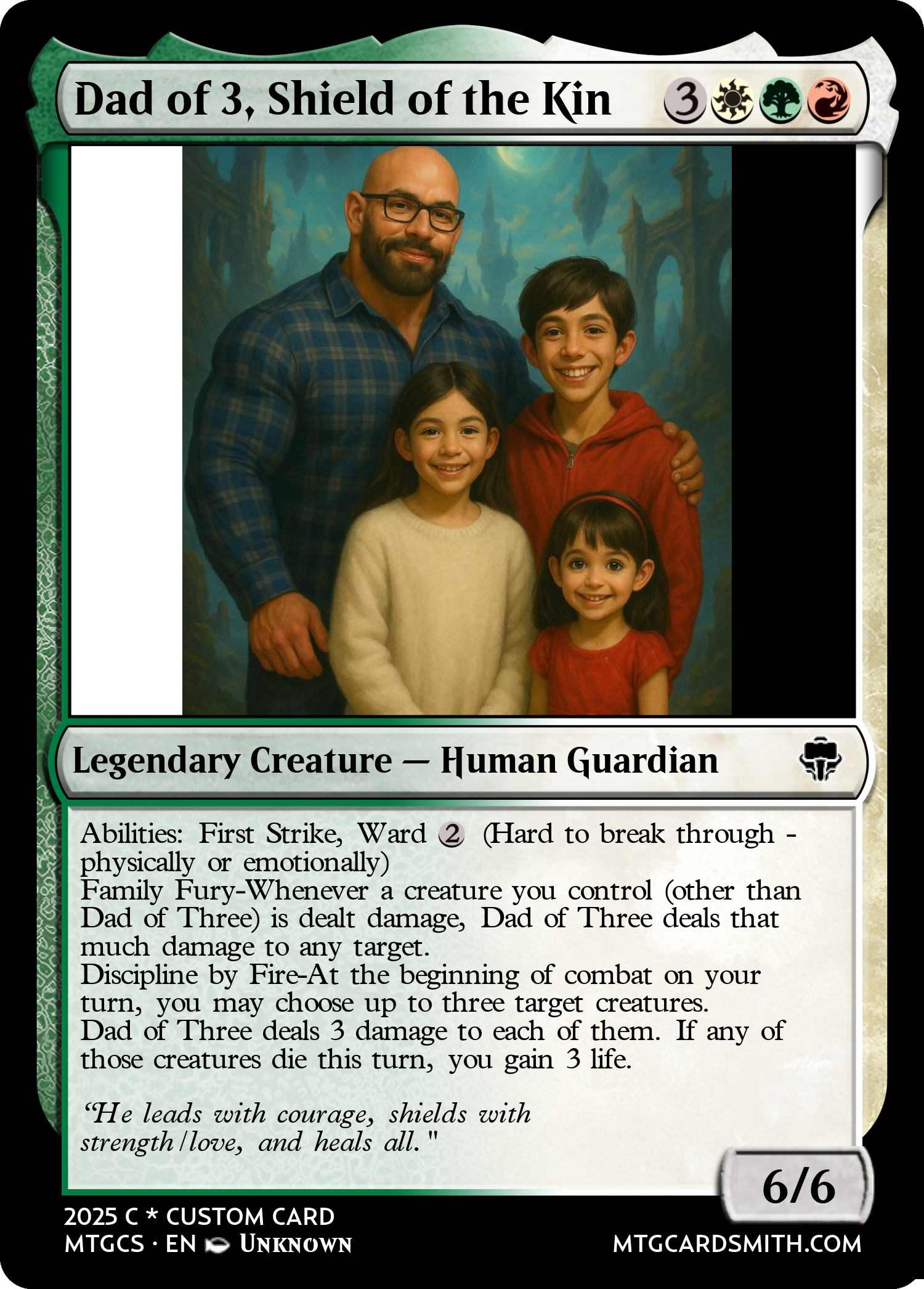 Dad of 3, Shield of the Kin