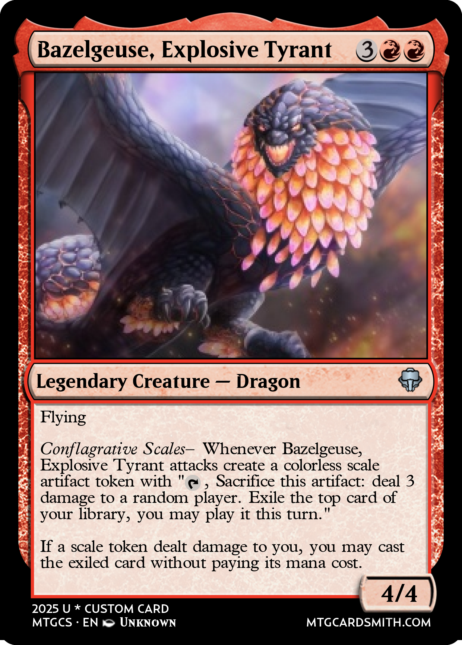 Bazelgeuse, Explosive Tyrant
