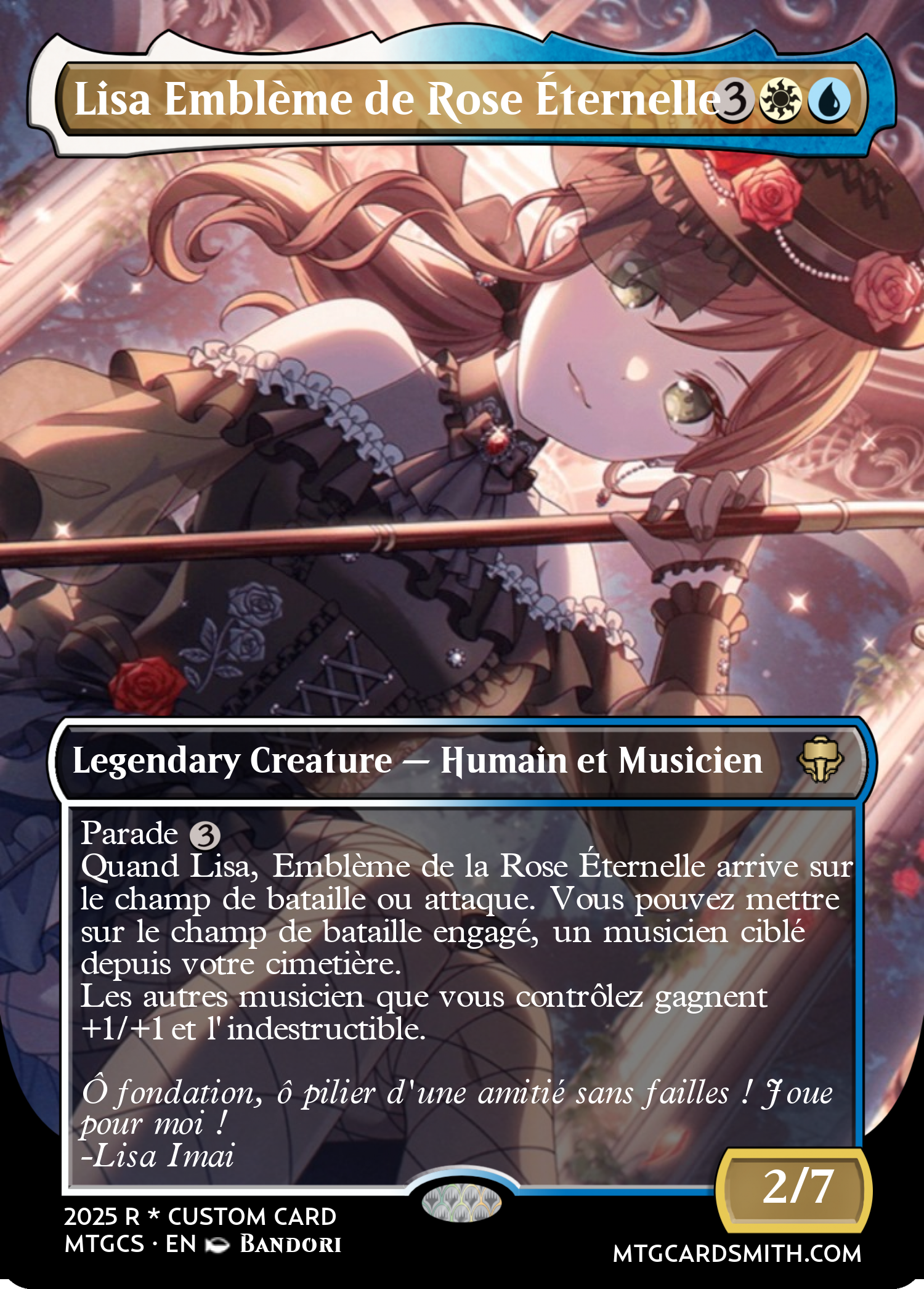 Lisa Emblème de Rose Éternelle