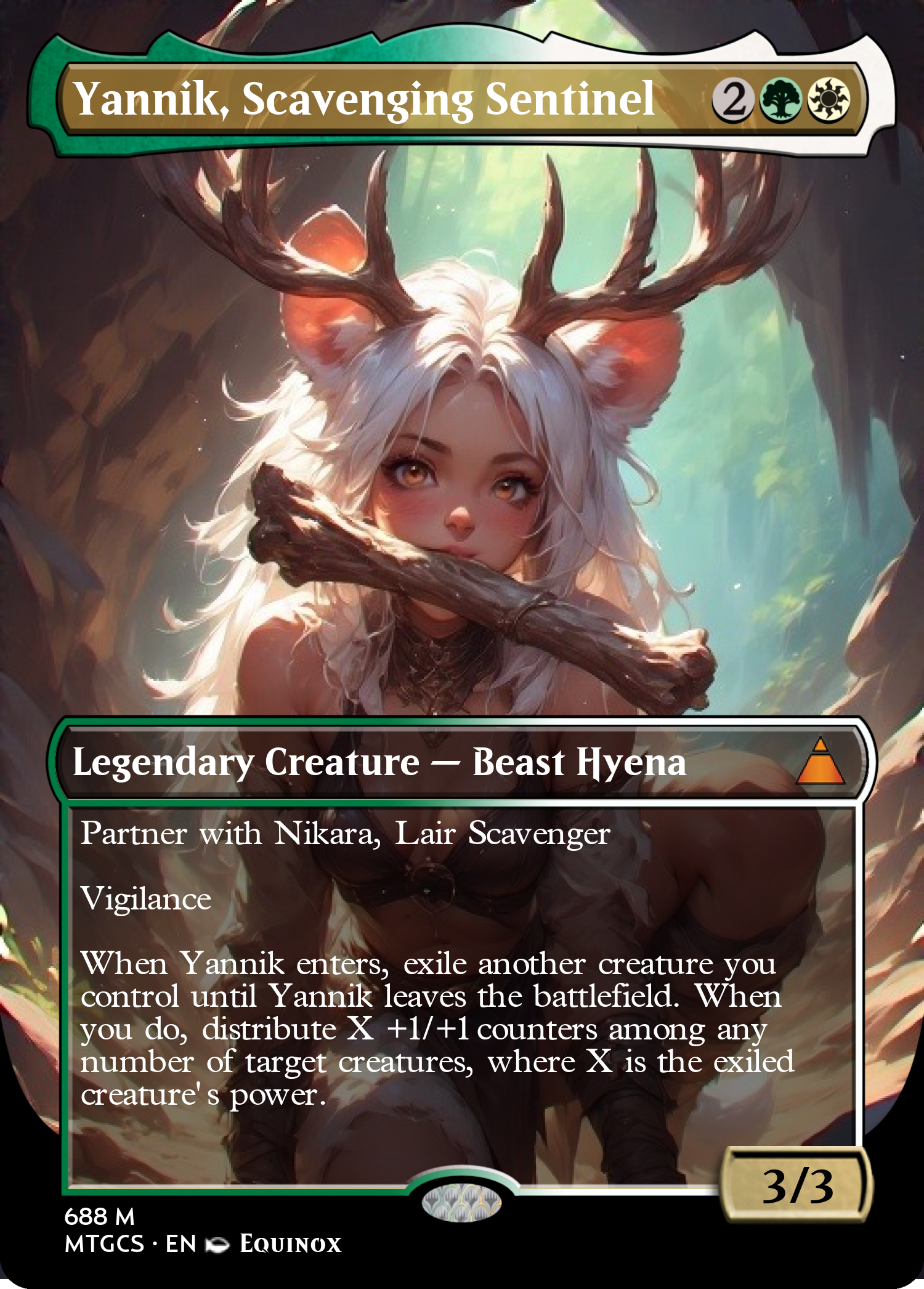 Yannik, Scavenging Sentinel