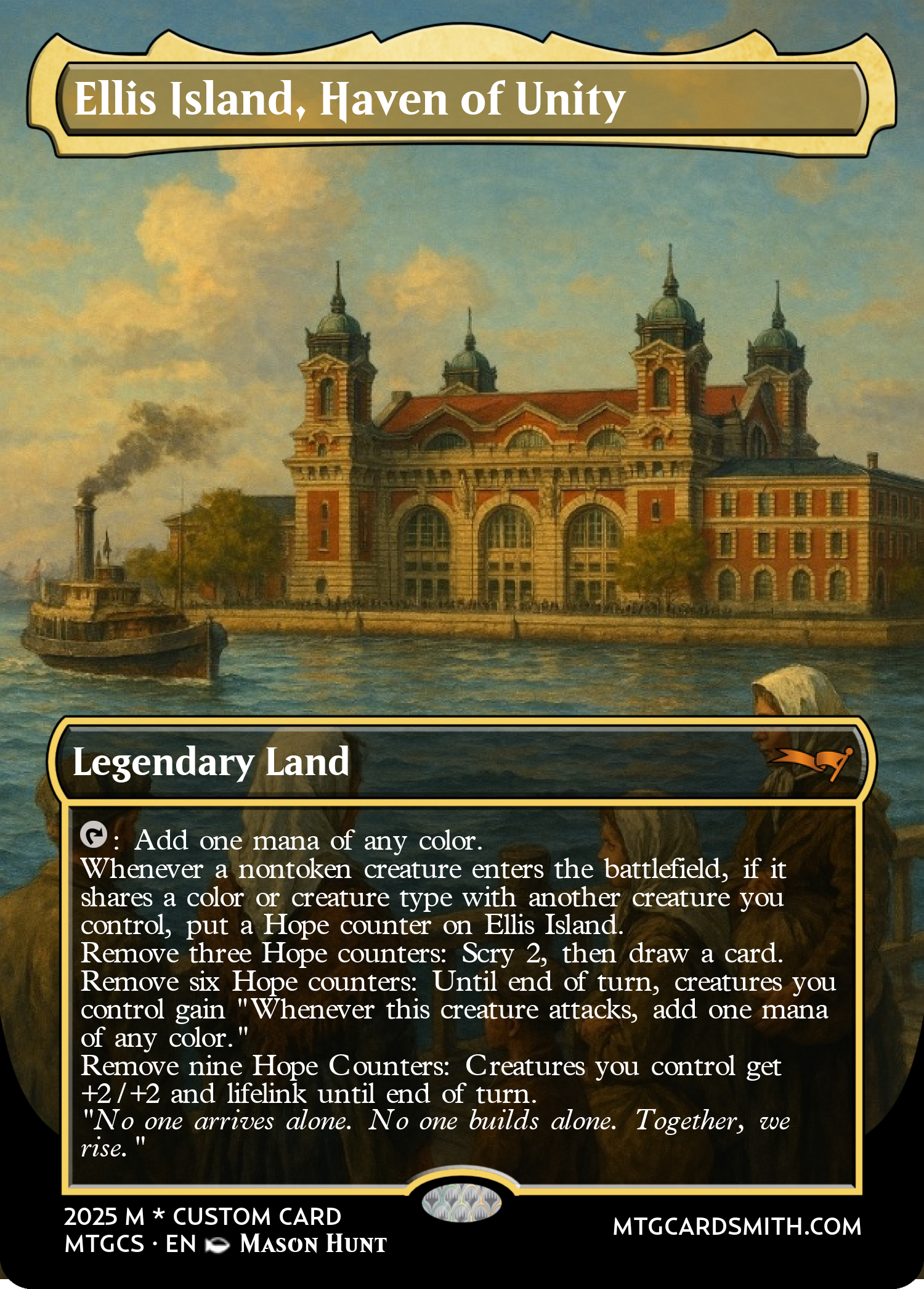 Ellis Island, Haven of Unity