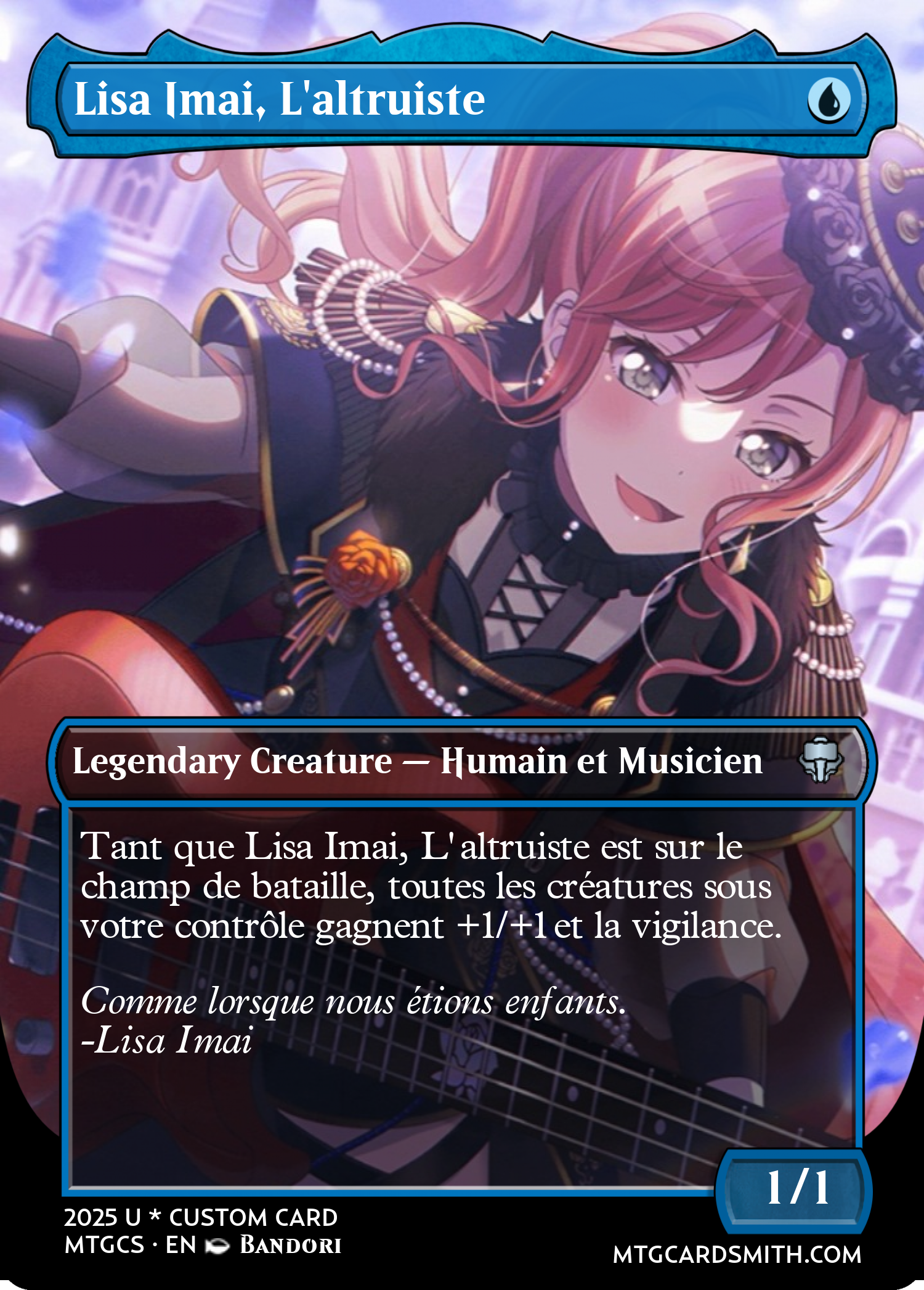 Lisa Imai, L'altruiste