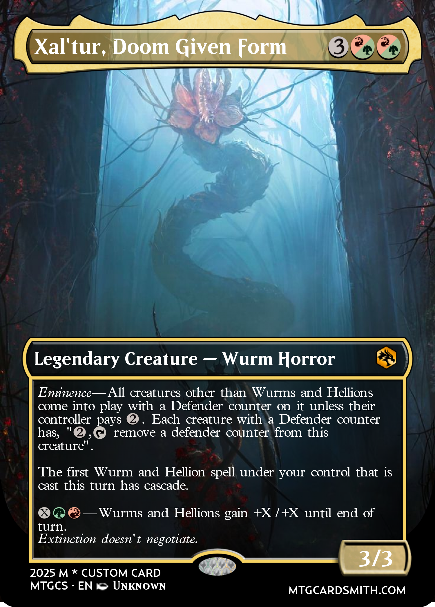 Xal'tur, Doom Given Form