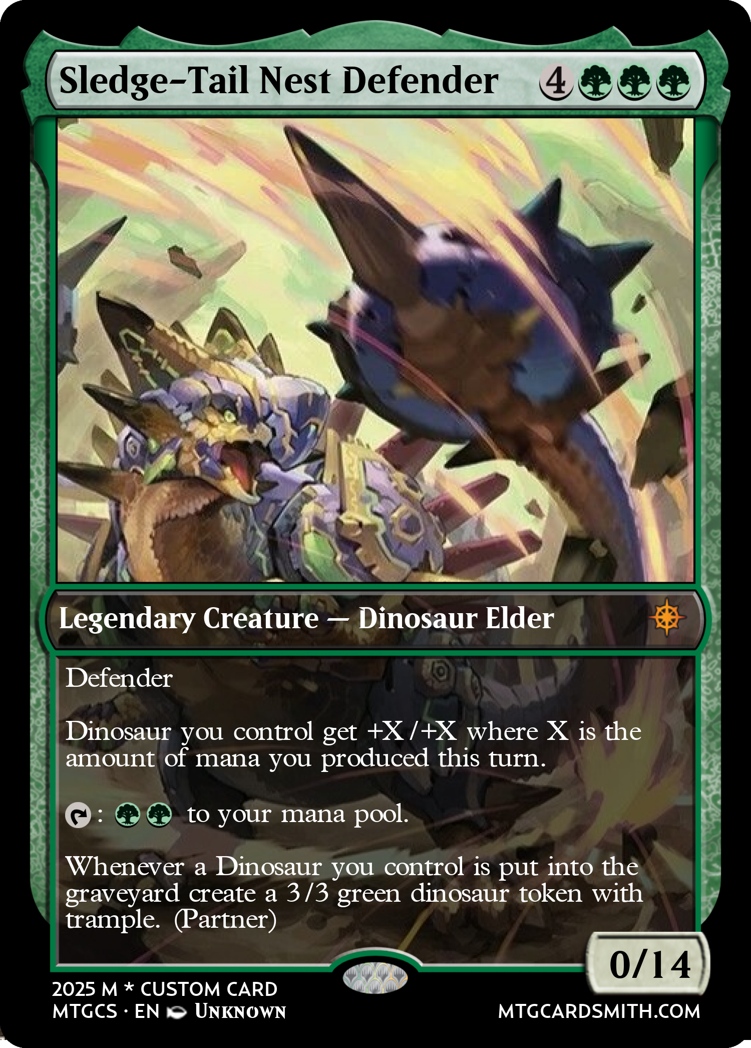 Sledge-Tail Nest Defender