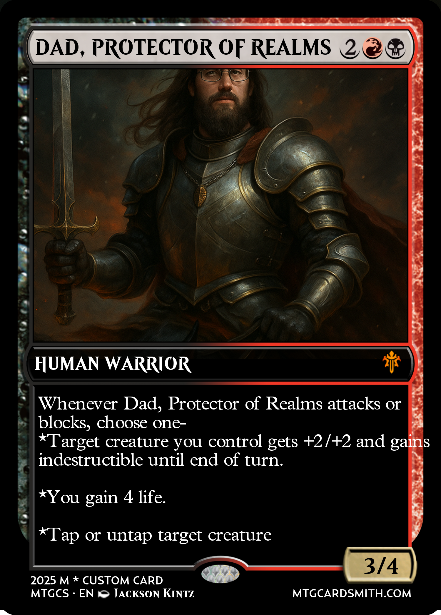 DAD, PROTECTOR OF REALMS 