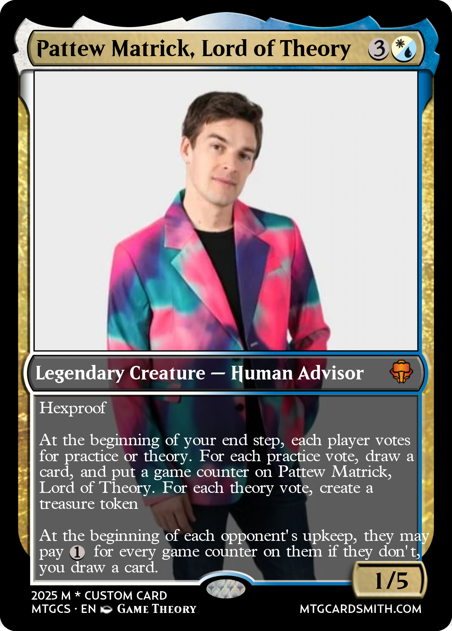 Pattew Matrick, Lord of Theory