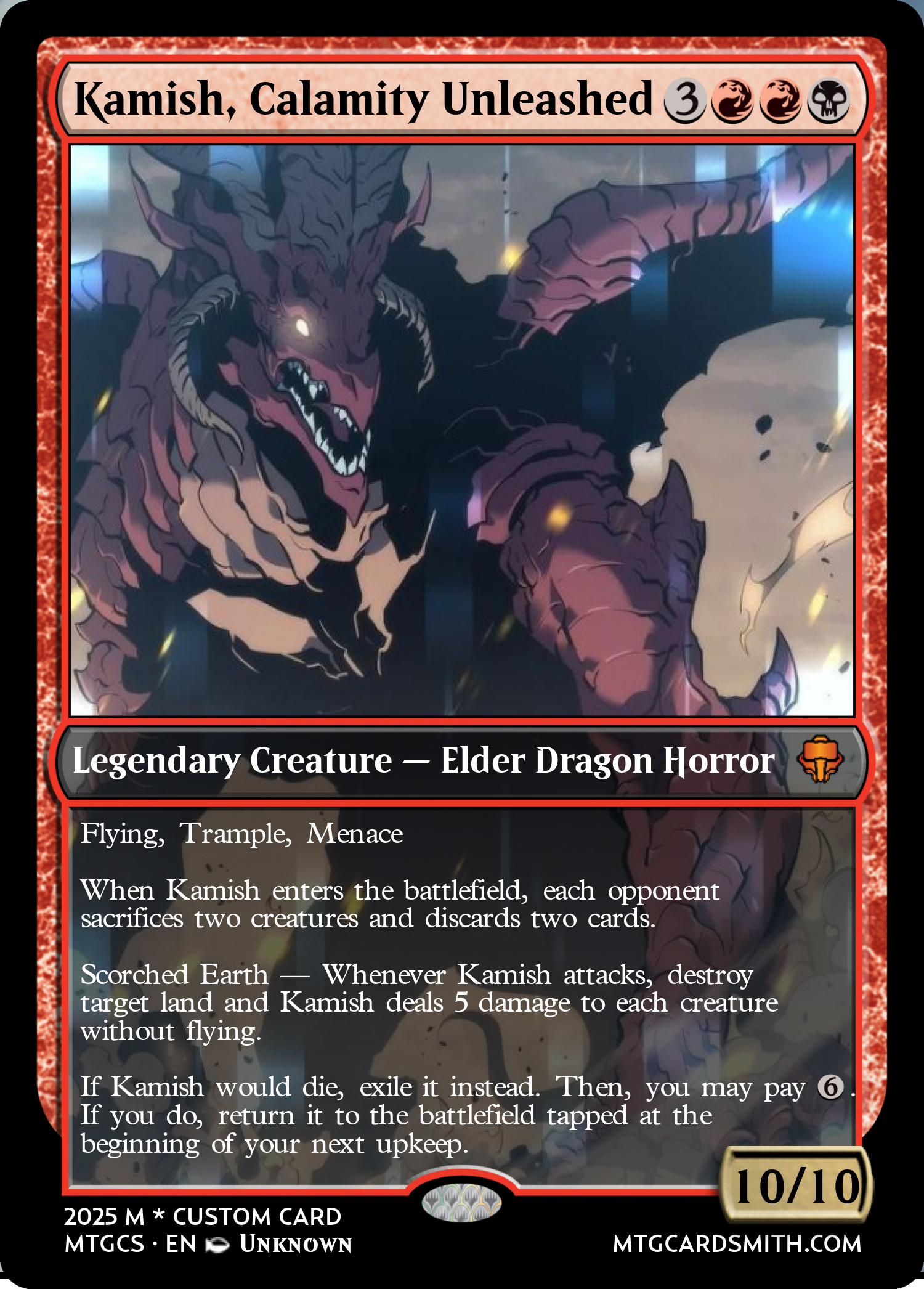 Kamish, Calamity Unleashed